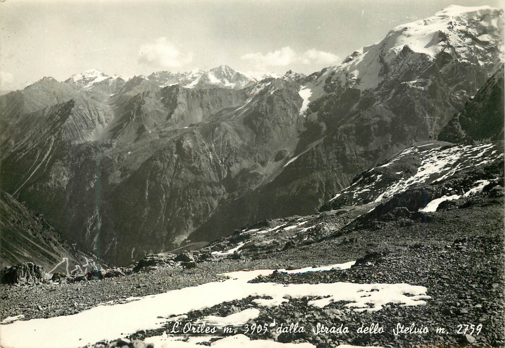 CPM L'Orileo m  3905 Dalla Strada Dello Stelvio m 2759