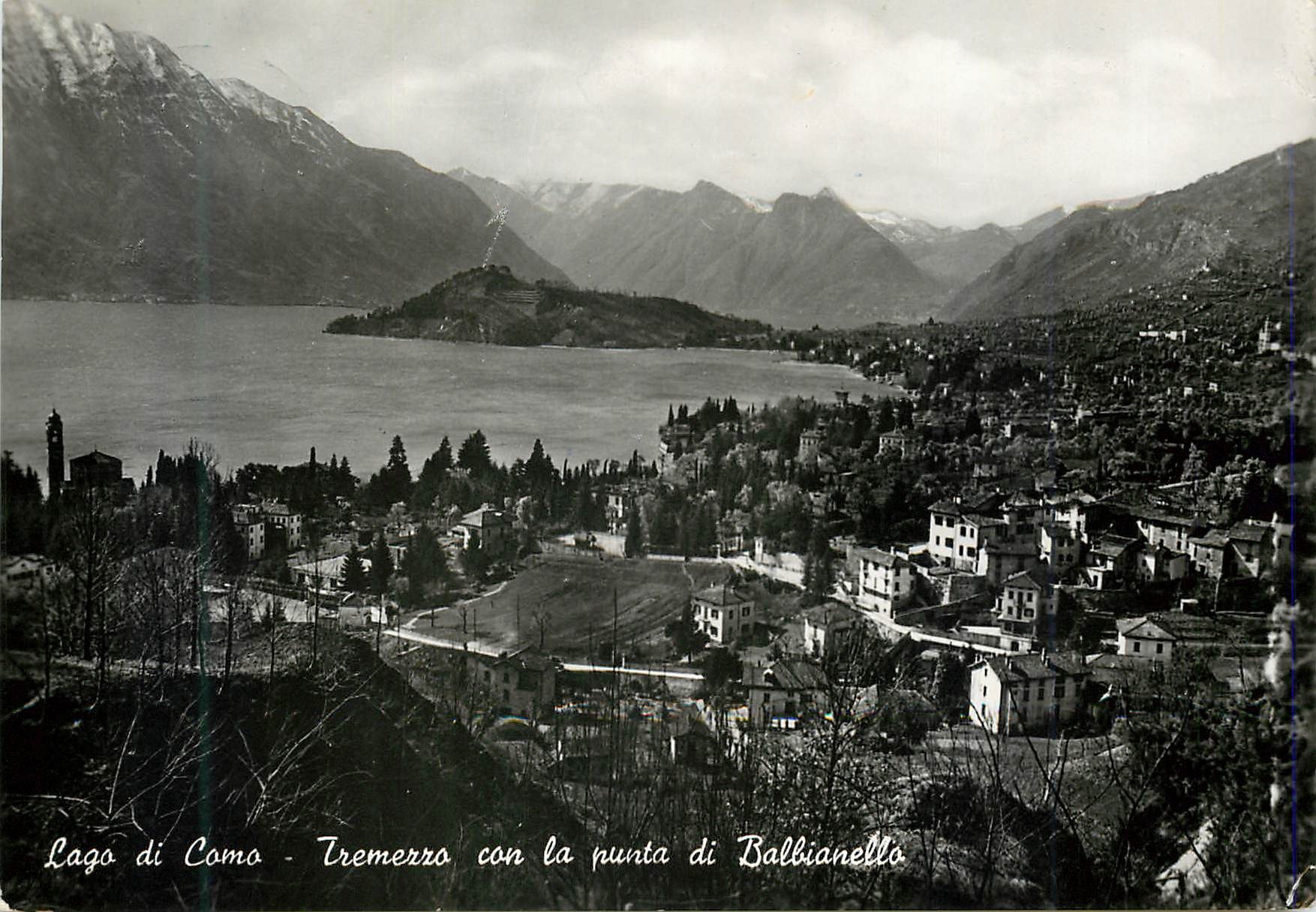 CPM Lago di Como Tremezzo Con La Punta di Balbianello