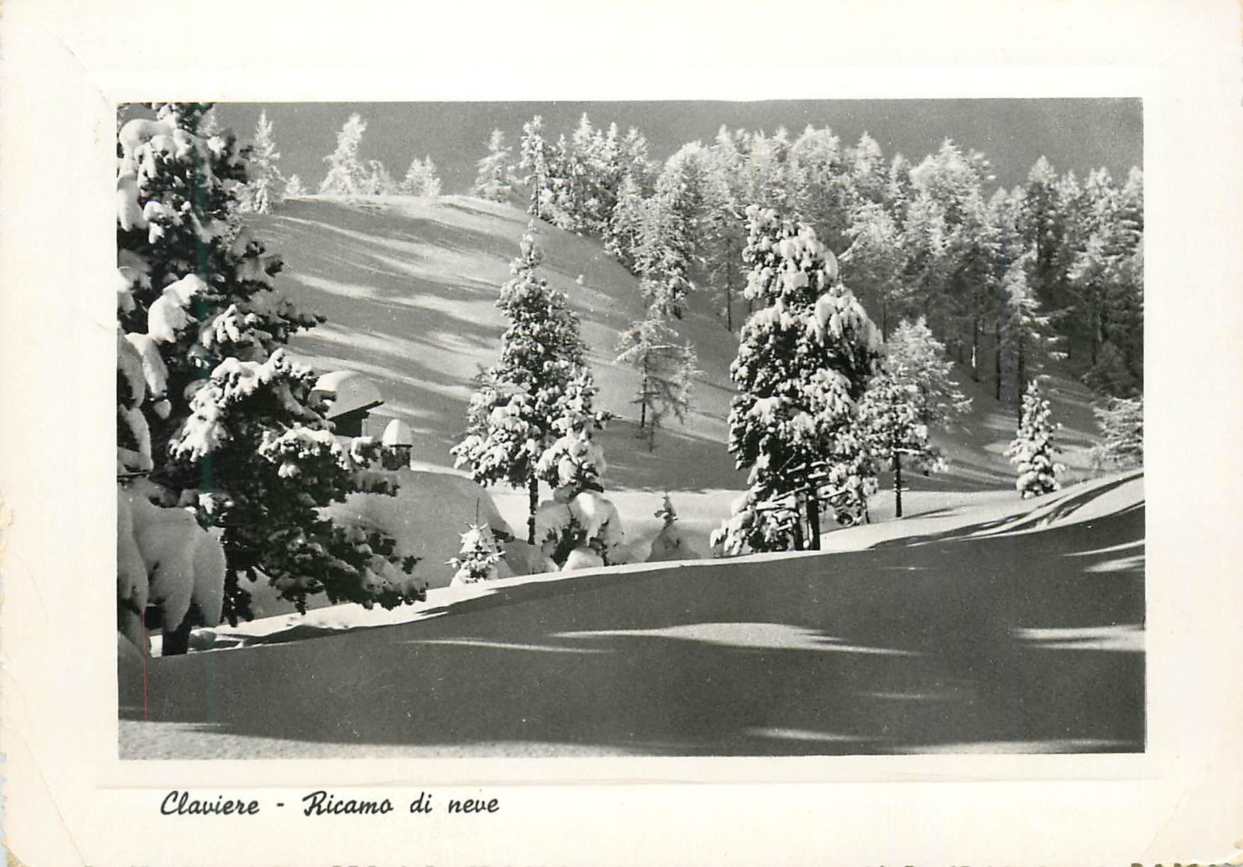 CPM Claviere Ricamo di Neve