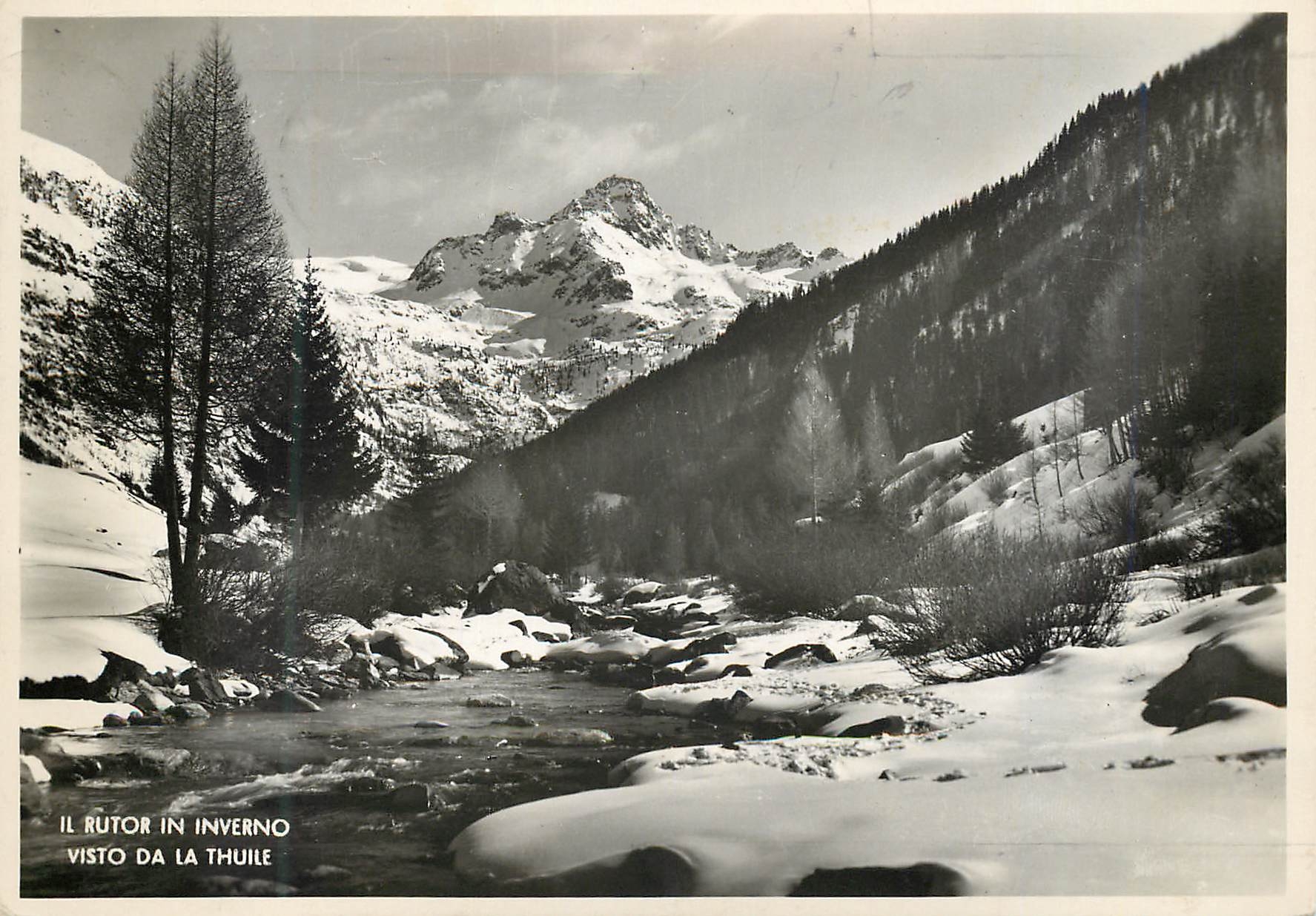 CPM Il Rutor in Inverno Visto da la Thuile