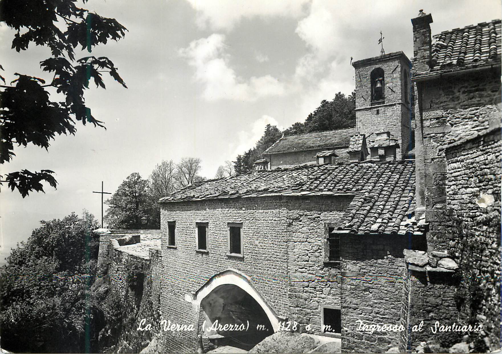 CPM La Verna (Arezzo) m 1128 s m Entree au Sanctuaire