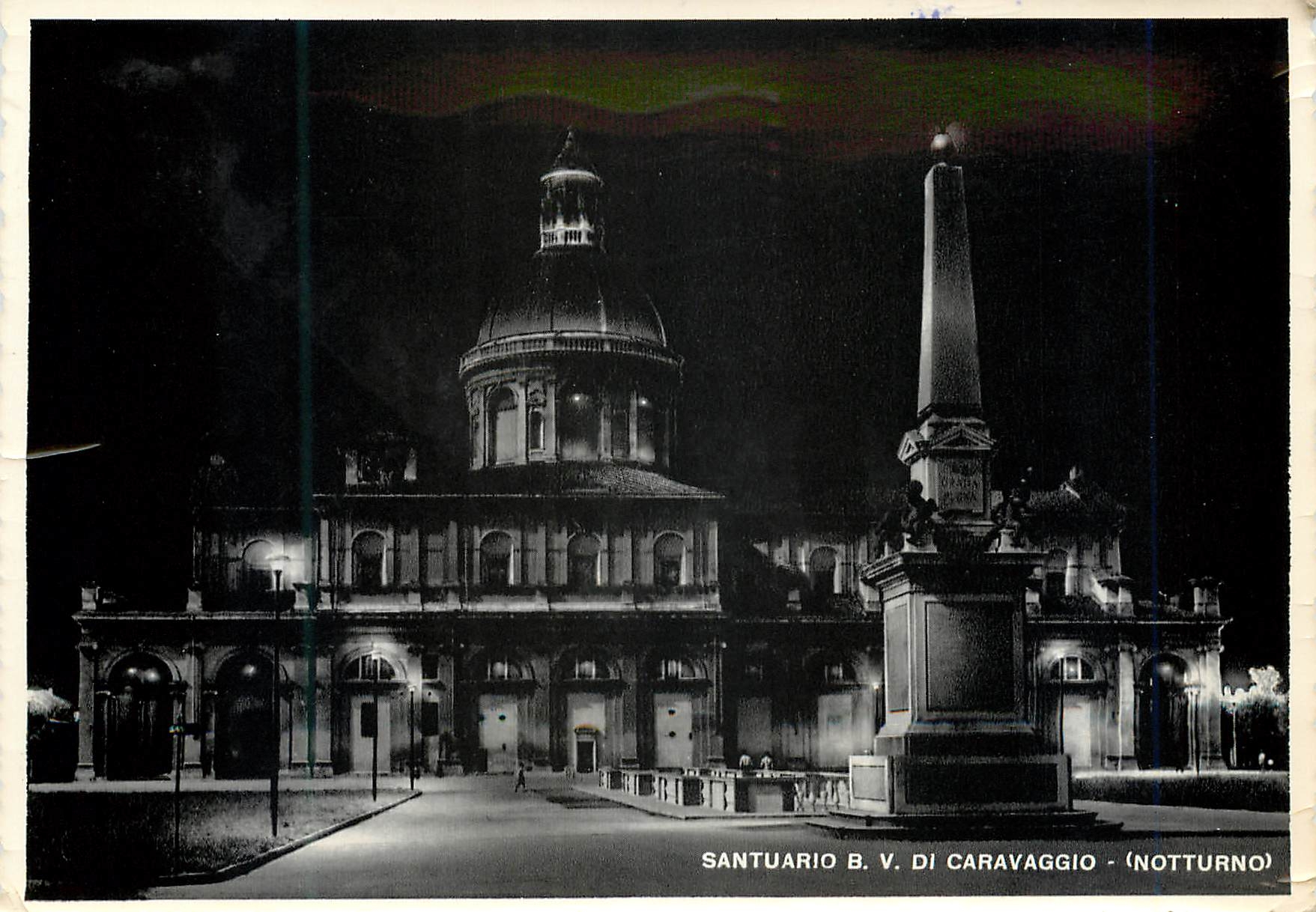 CPM Santuario B V Caravaggio (Notturno)
