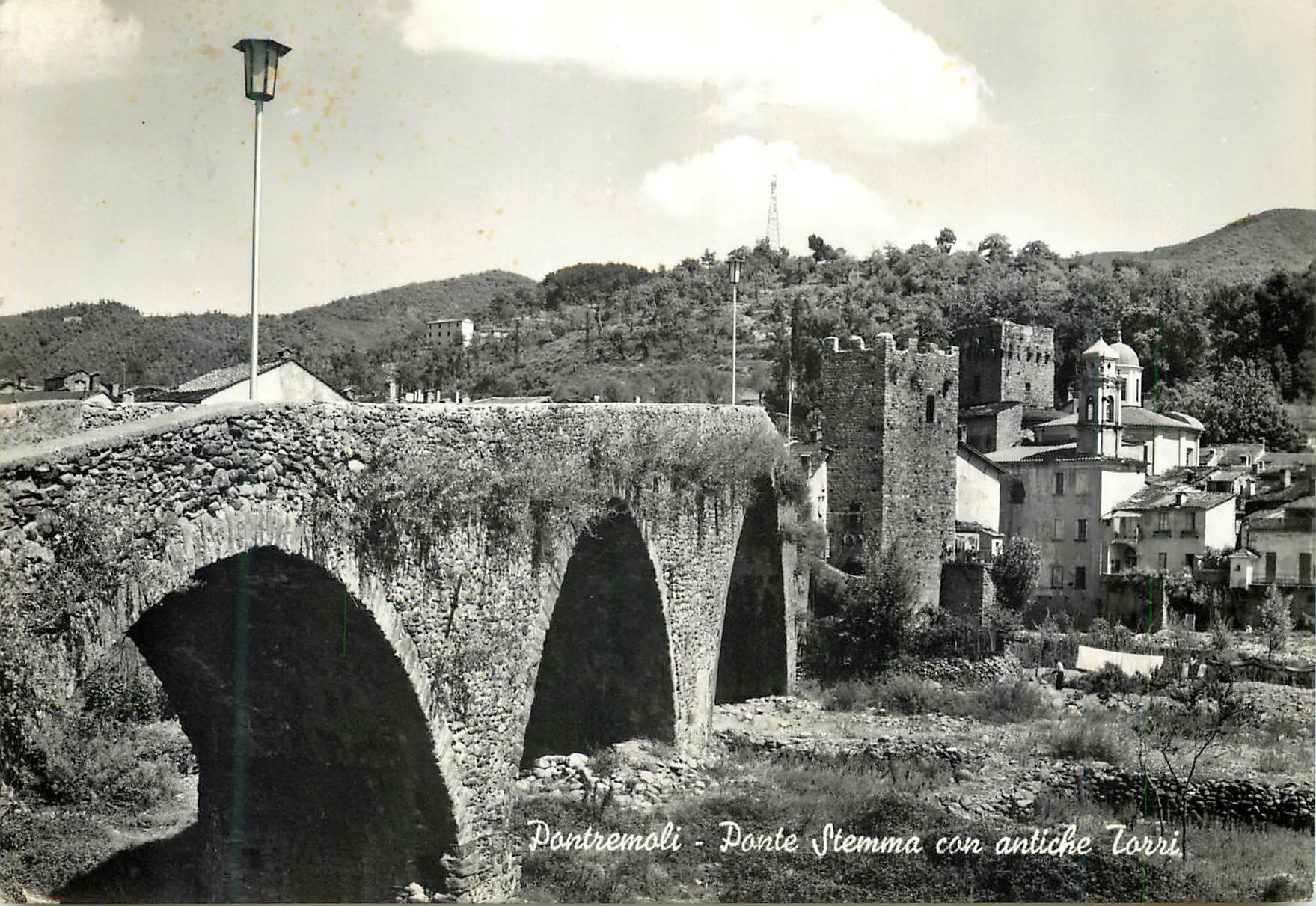 CPM Pontremoli Pont Stemma et Anciennes Tours