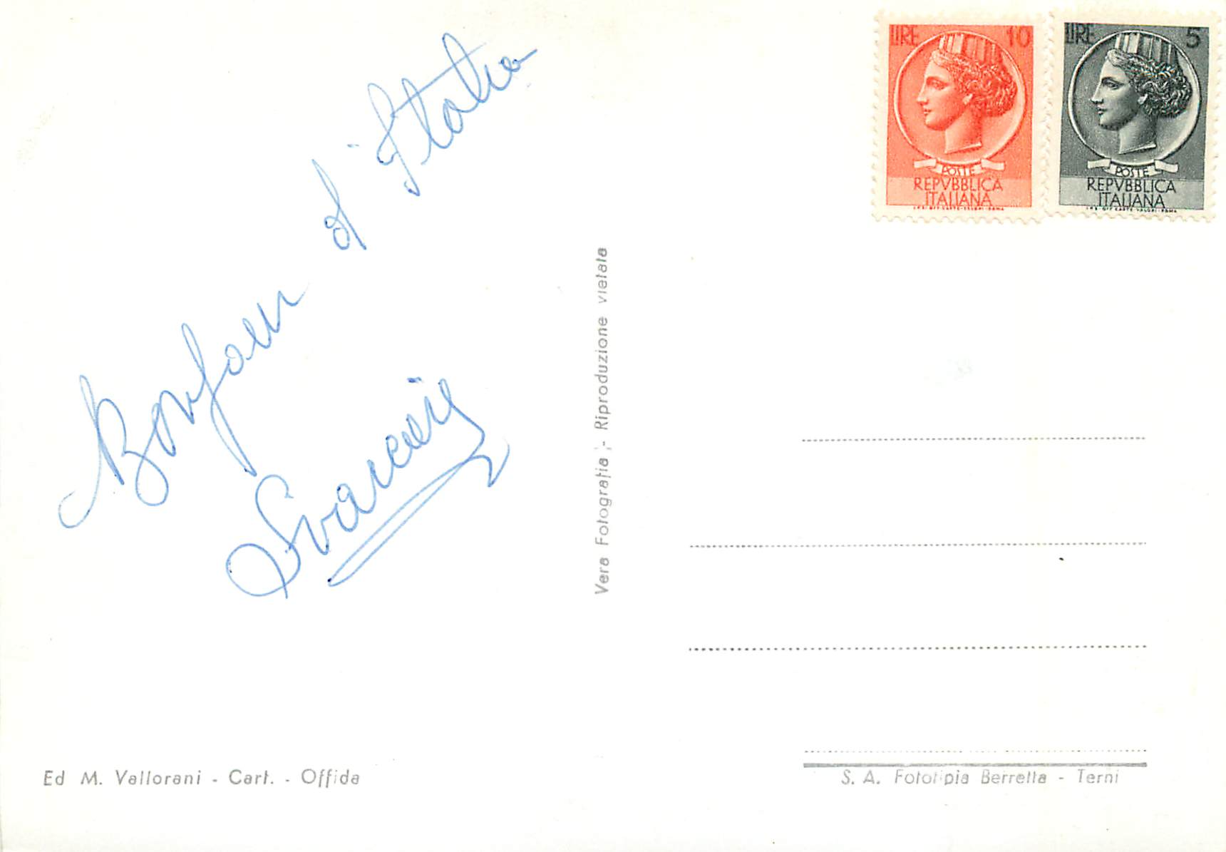 CPM Offida Panorama — Rückseite