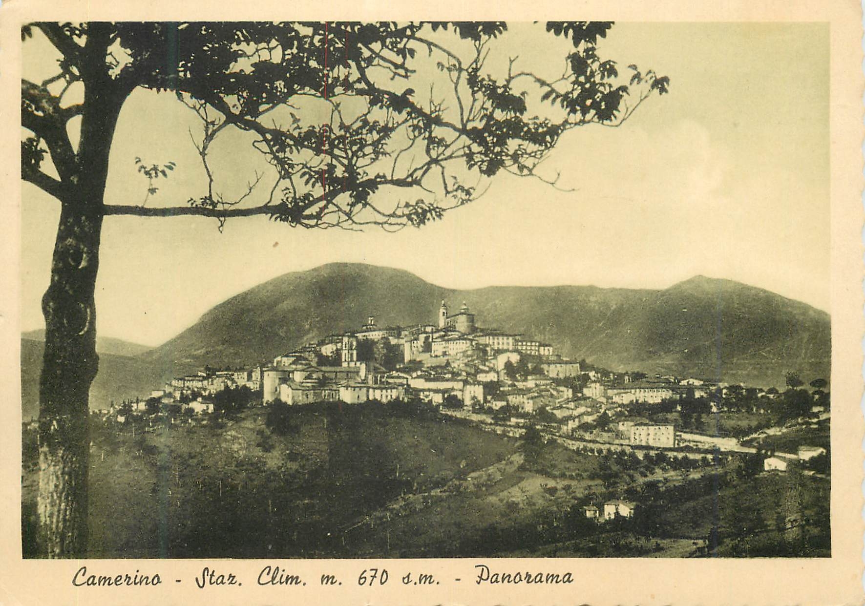 CPM Camerino Staz Clim m 670 s m Panorama