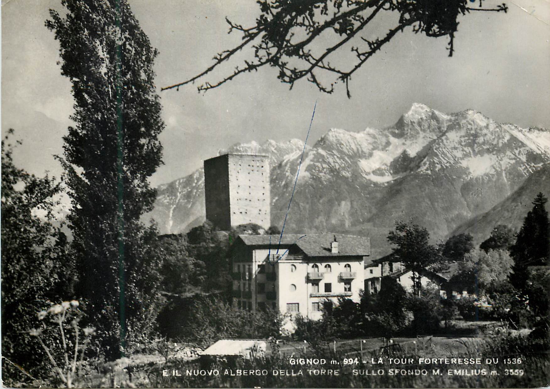 CPM Gignod m 994 La Tour Forteresse du 1536
