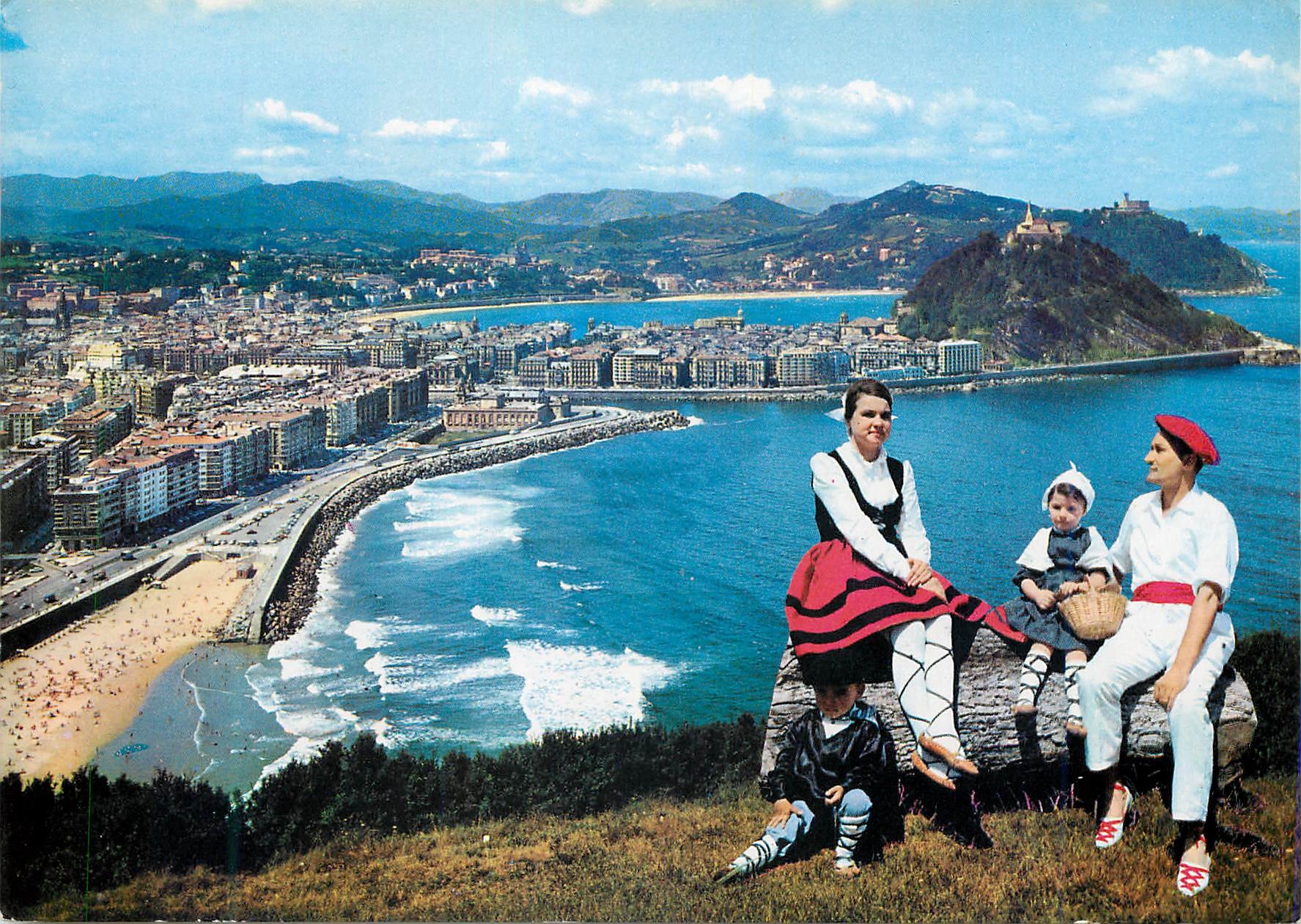 CPM San Sebastian vue des Le Mont Ulia