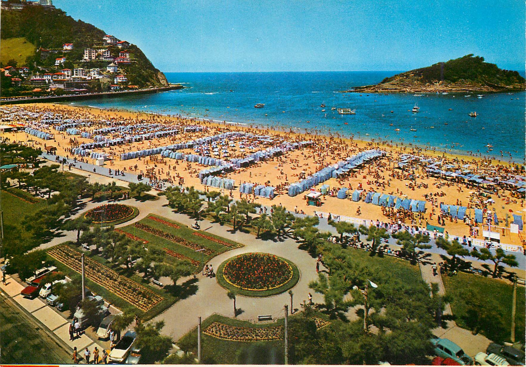 CPM San Sebastian Plage d'Ondarreta