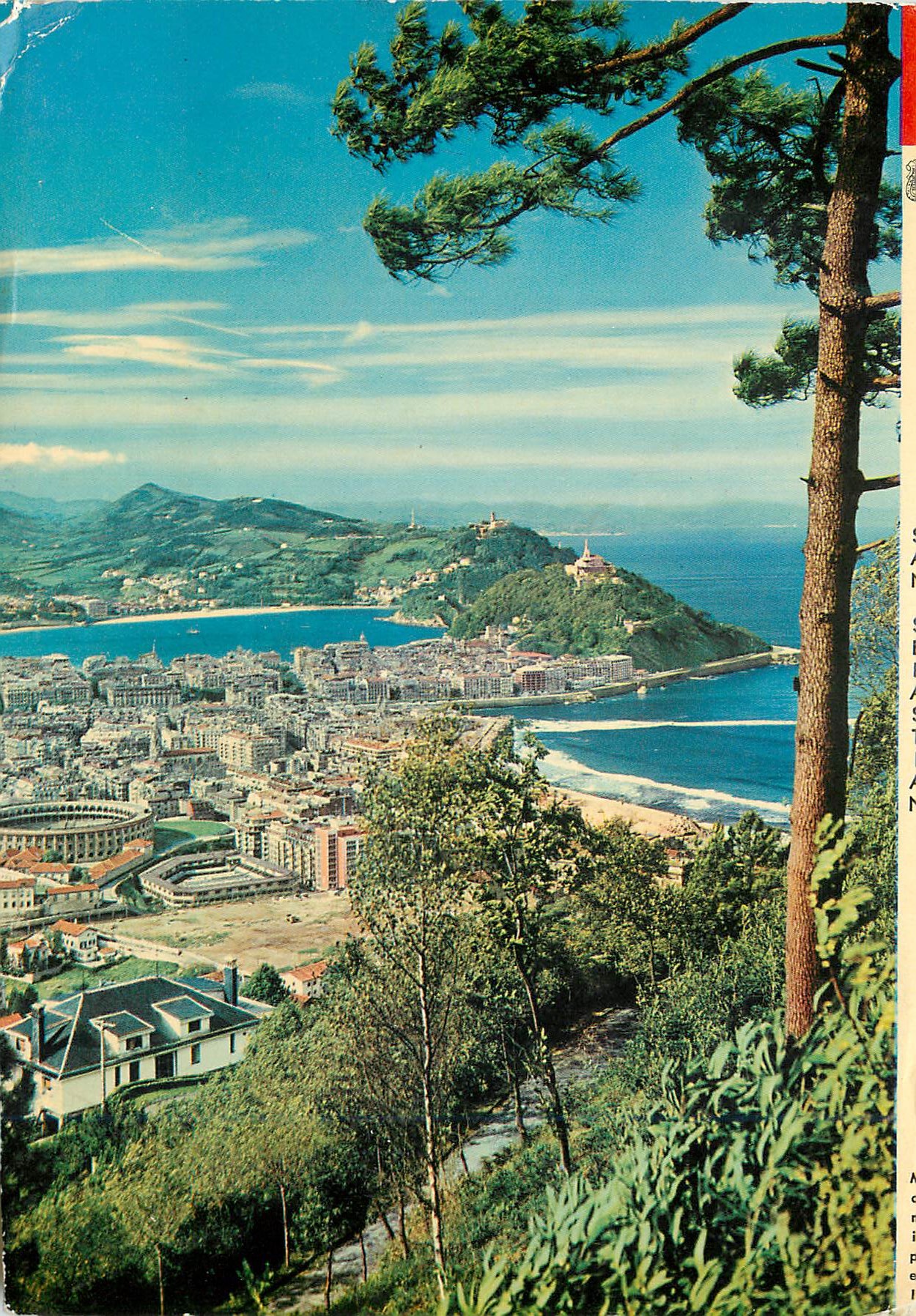 CPM San Sebastian Vue Prise du Mont Ulia