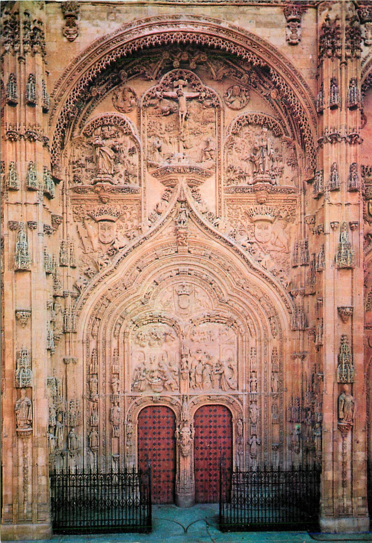 CPM Salamanca Porte de la Nouvelle Cathedrale