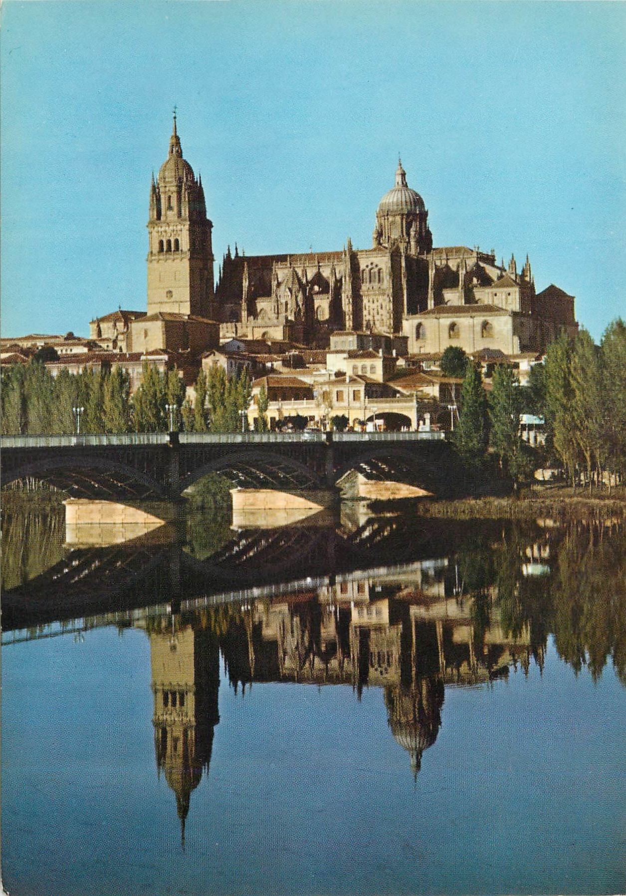 CPM Salamanca Cathedrale et Fleuve Tormes