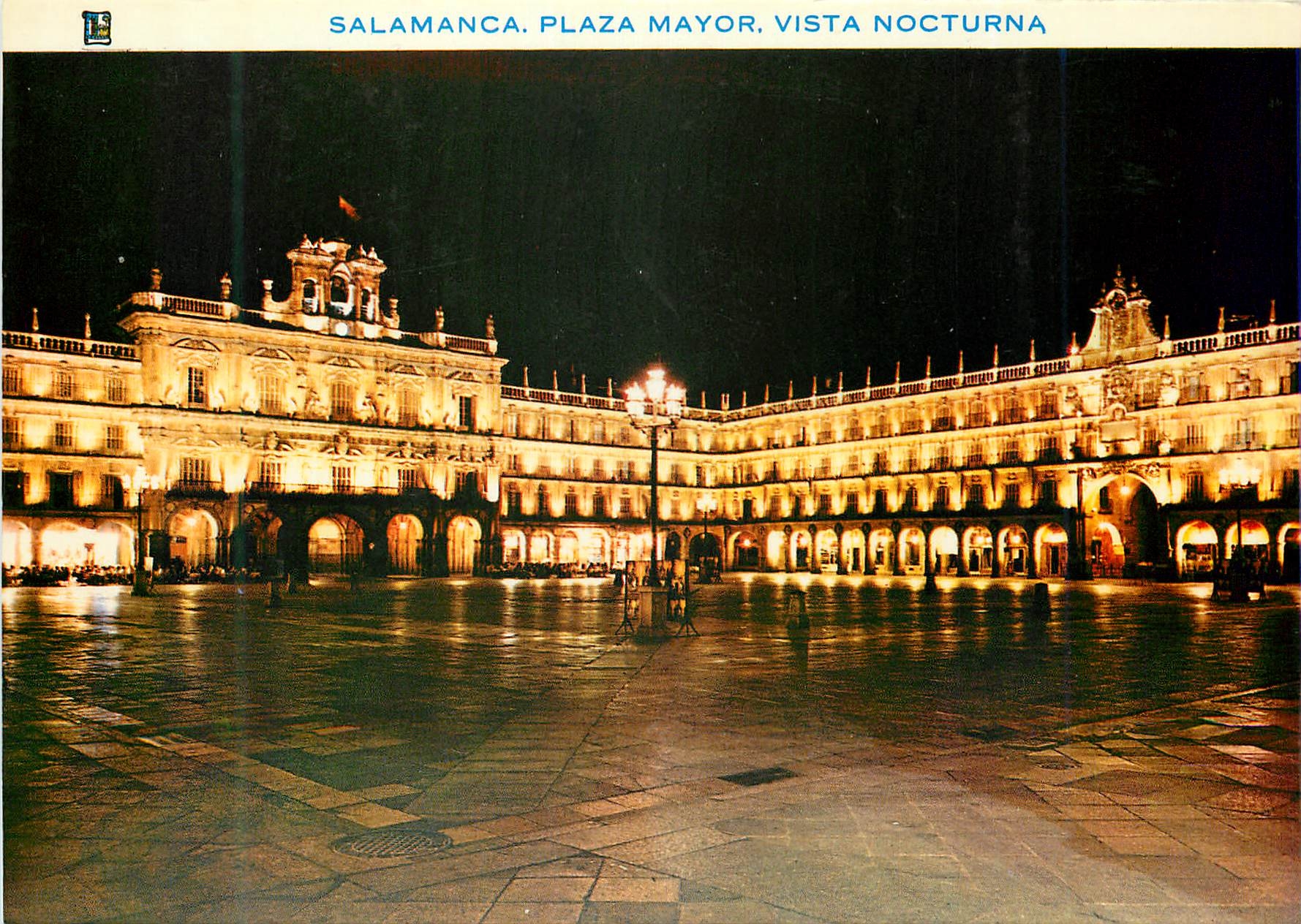 CPM Salamanca Plaza Mayor Vista Nocturna