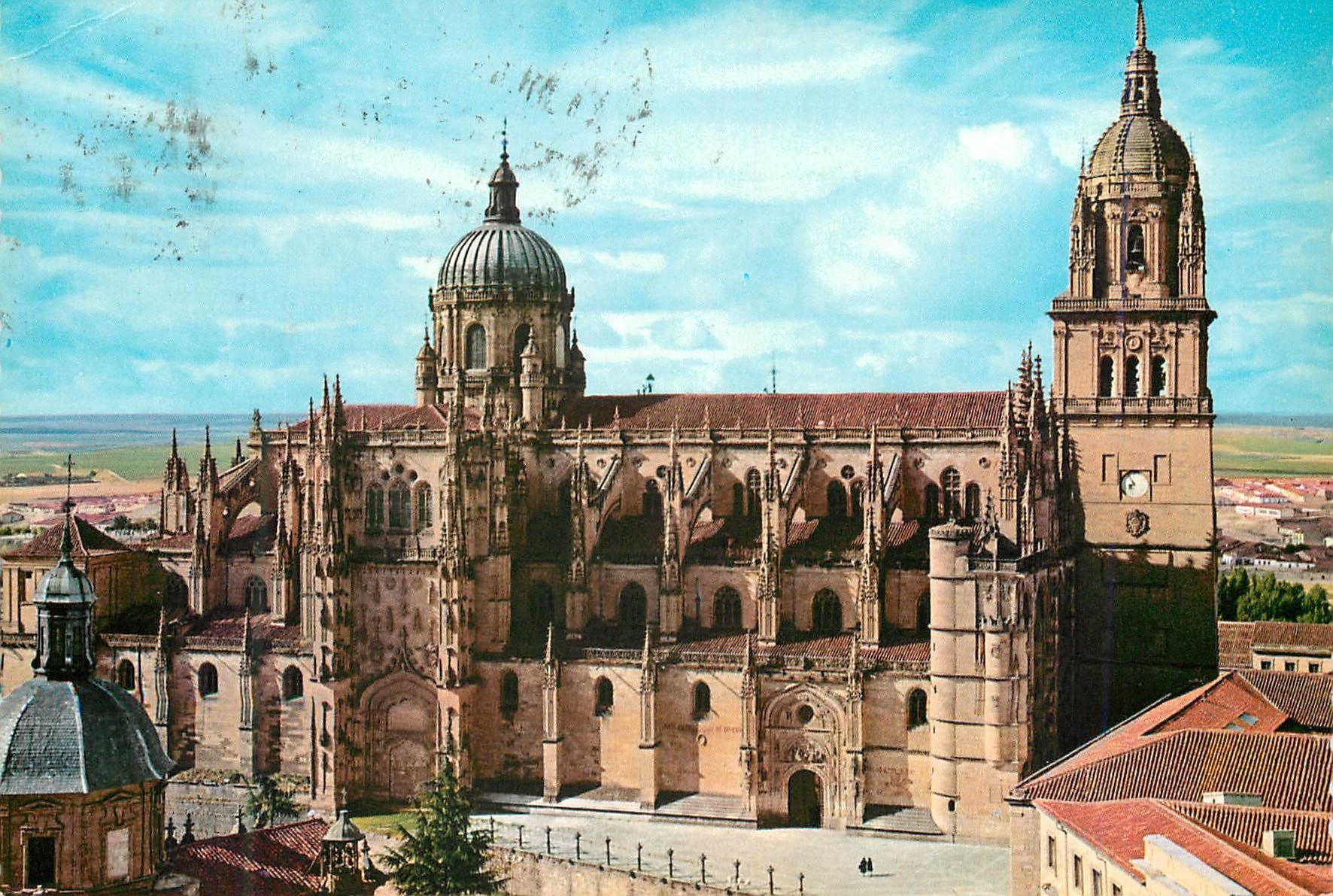 CPM Salamanca Cathedrale Neuve Facade sur l'Est