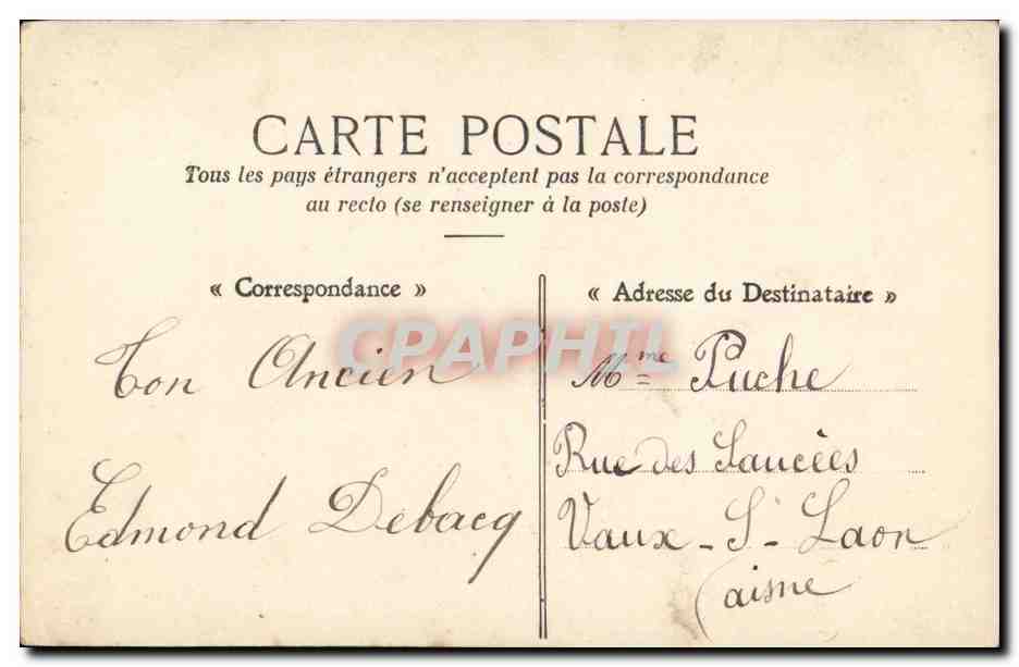 Fantaisie -Fantasy - Enfant - Heureuse Fete - garcon - rose - Edmond - CPA  — Rückseite