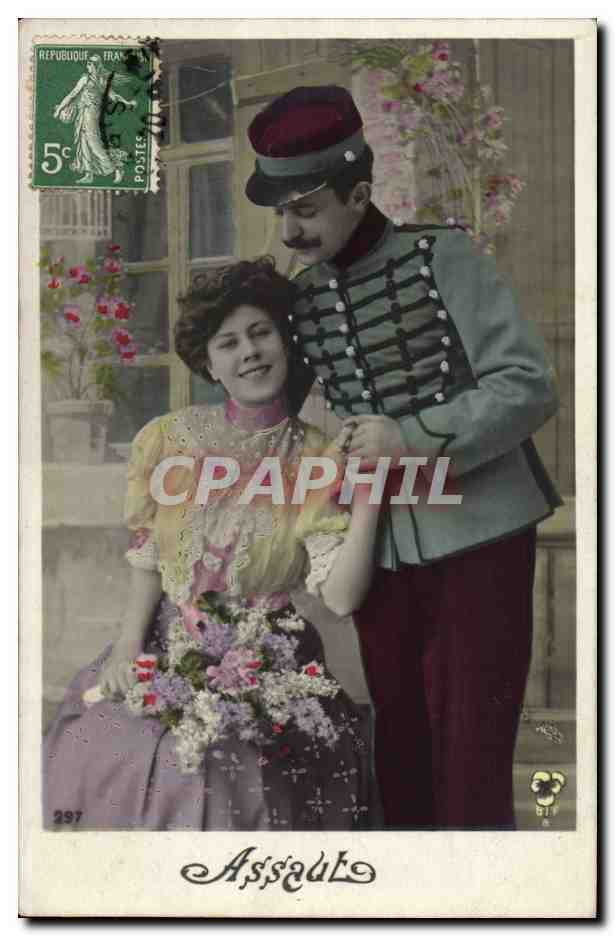Soldat et femme — scène de cour — éditeur Assaut, n°297