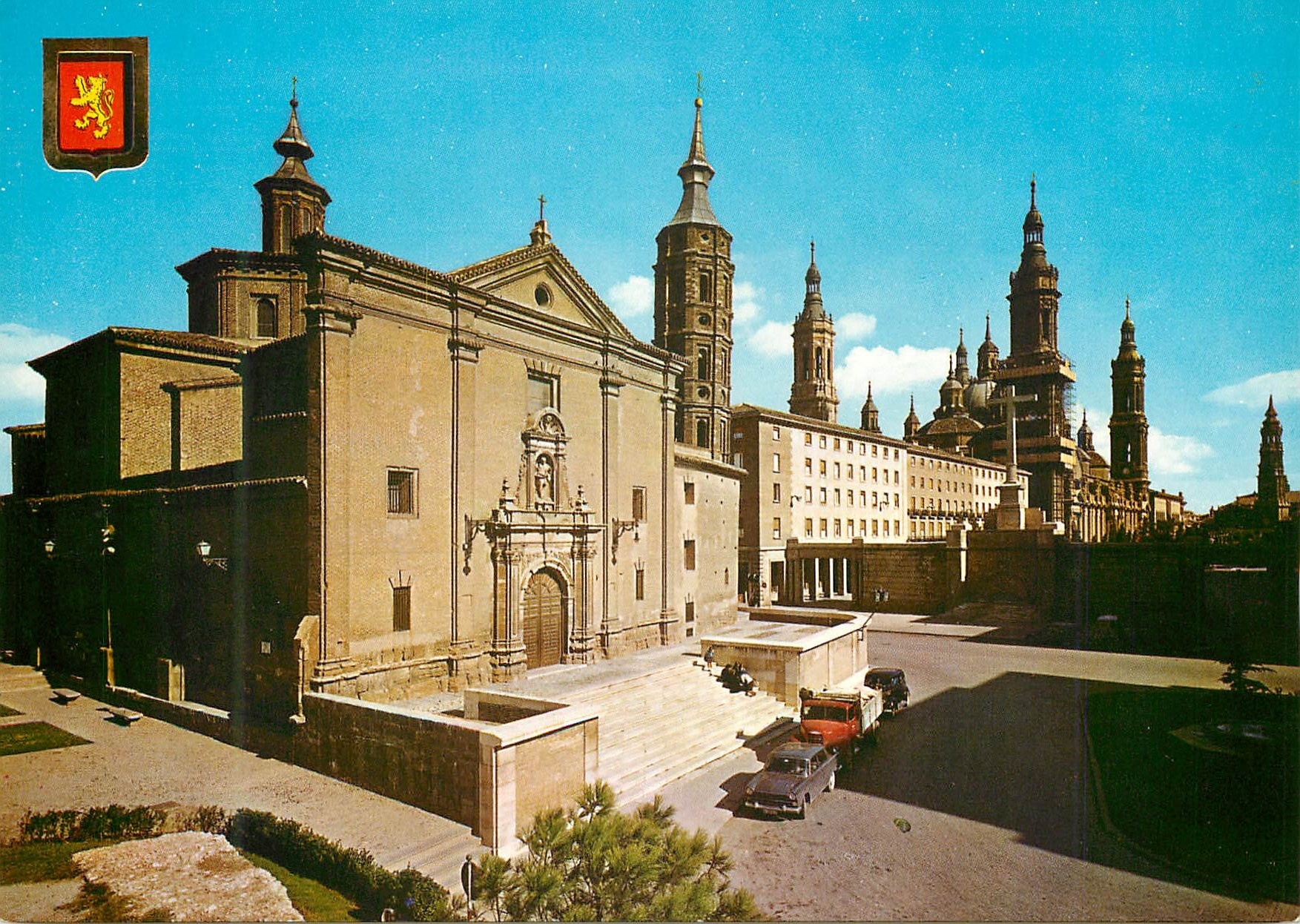 CPM Zaragoza saint jean des panetes et remple du pillar