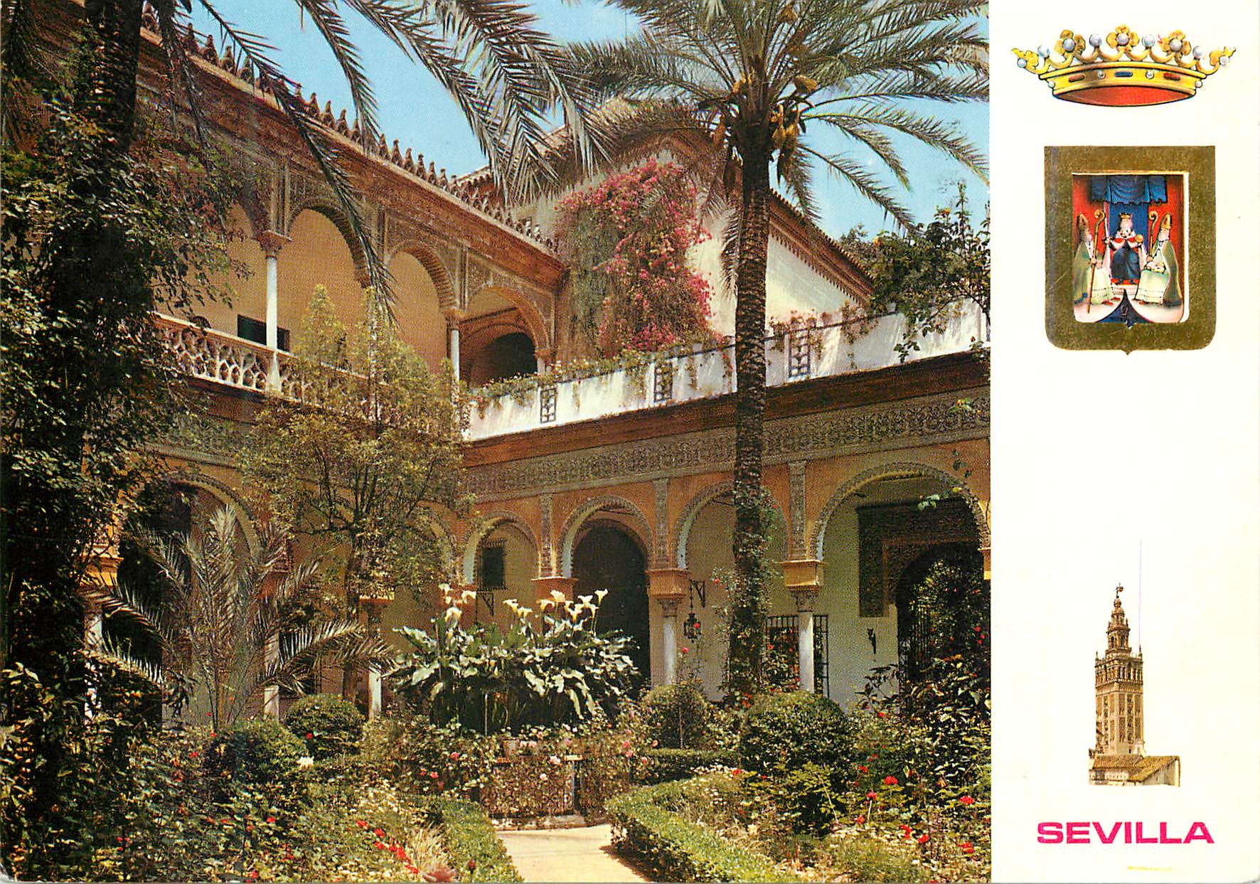 CPM Sevilla patio principal del palacio de las duenas