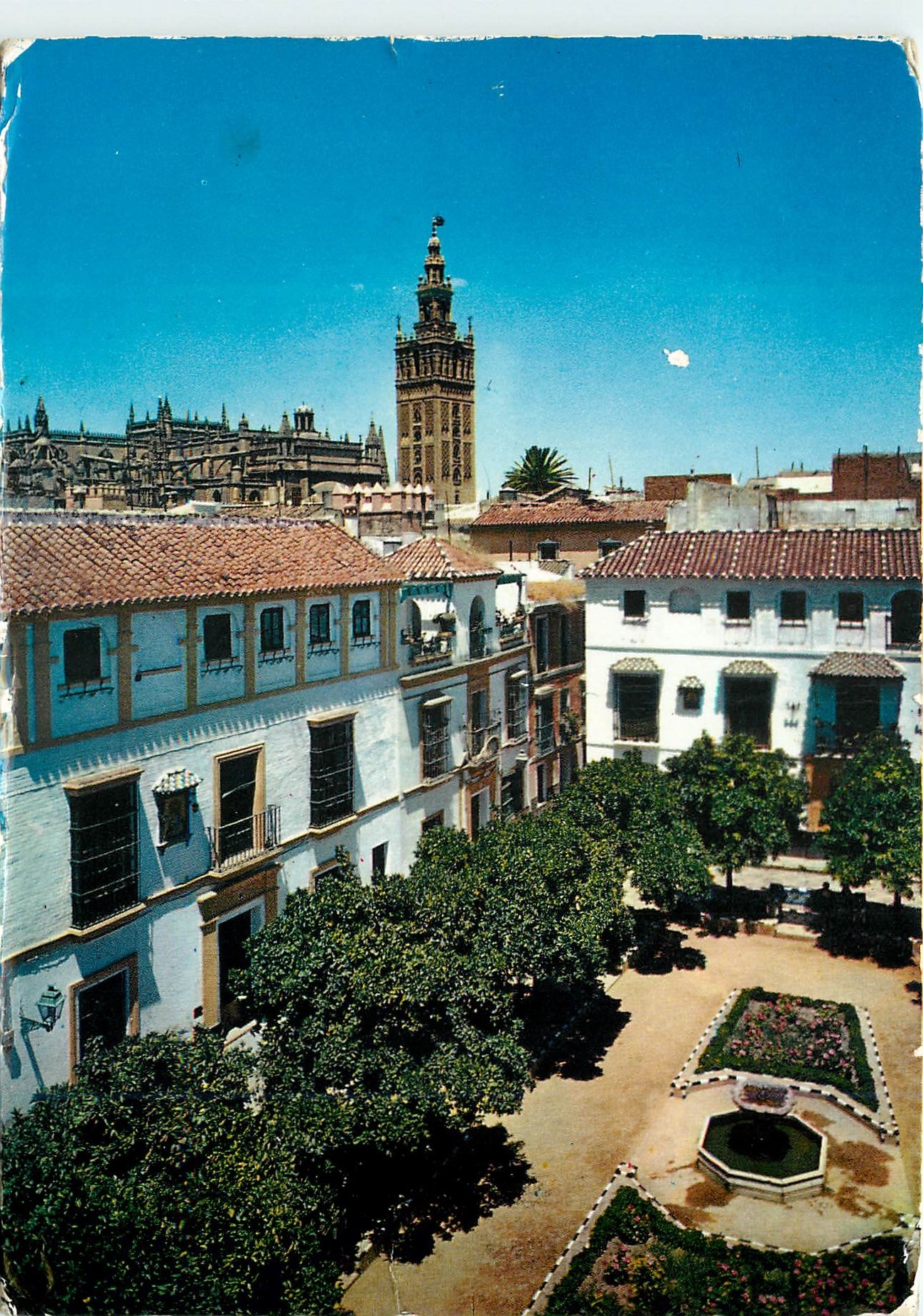 CPM Sevilla place de dona elvira et giralda