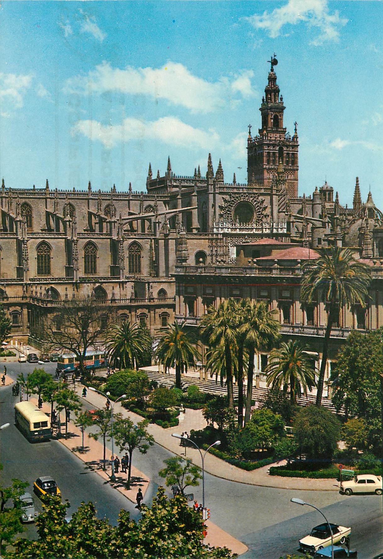 CPM Sevilla archive des indes et la cathedrale