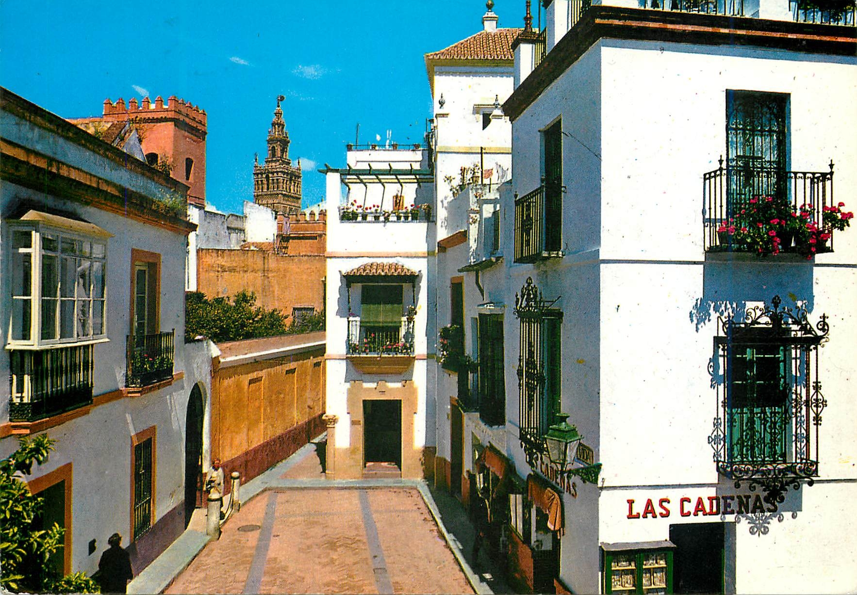 CPM Sevilla barrio sante cruz y giralda