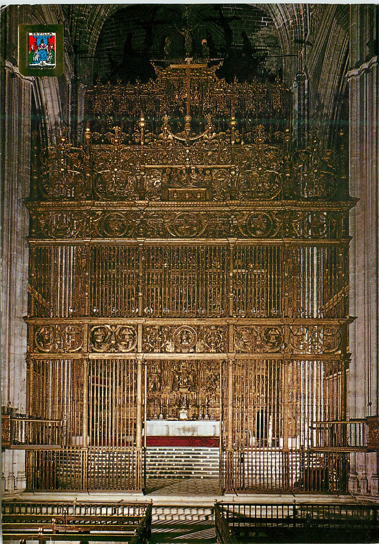 CPM Sevilla catedral maitre autel detail grilles