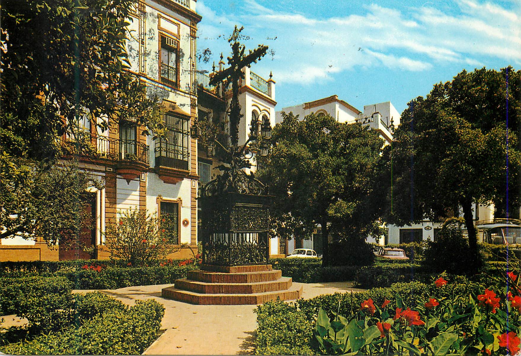 CPM Sevilla quartier de la sainte croix de la serrurerie