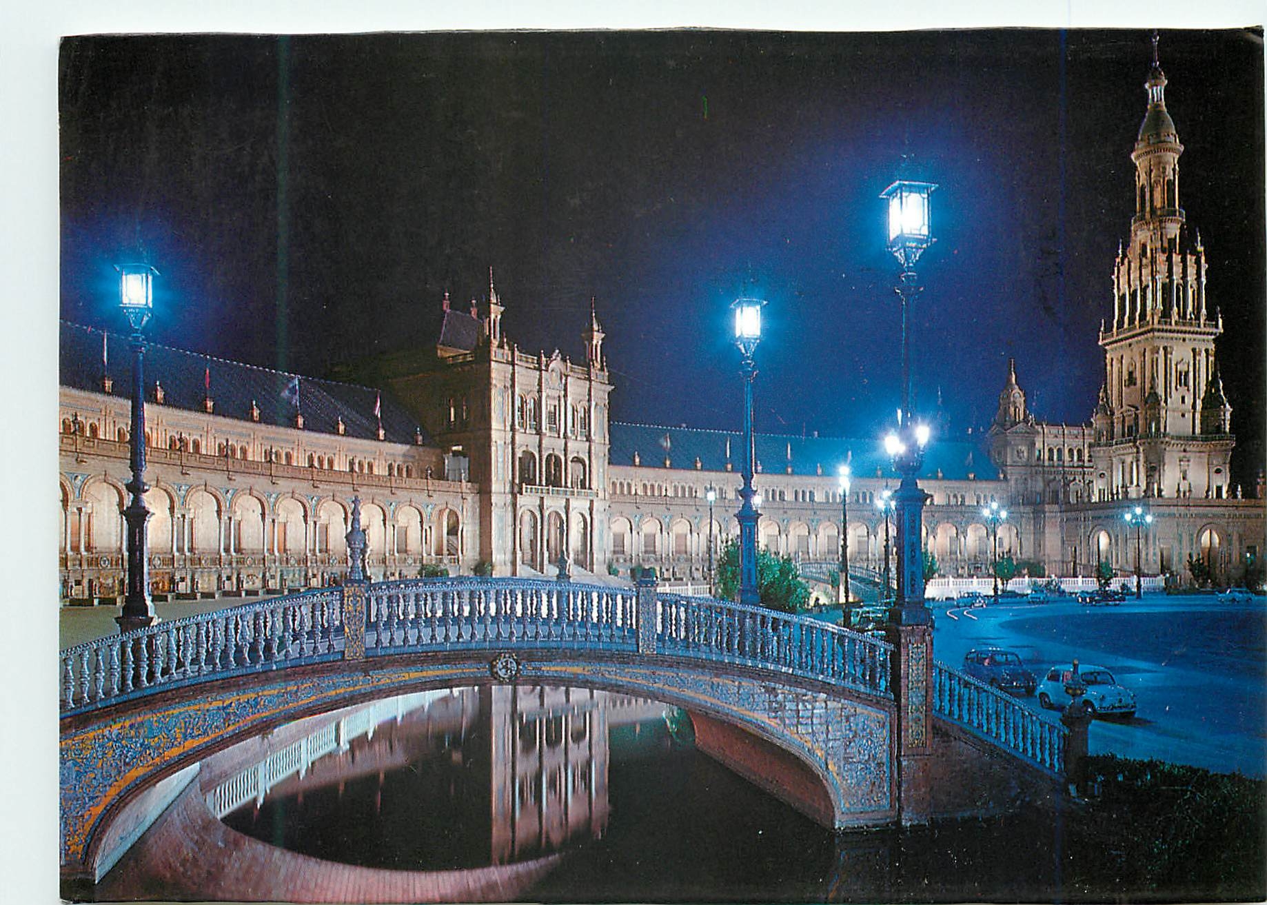 CPM Sevilla place d'espagne vue partielle