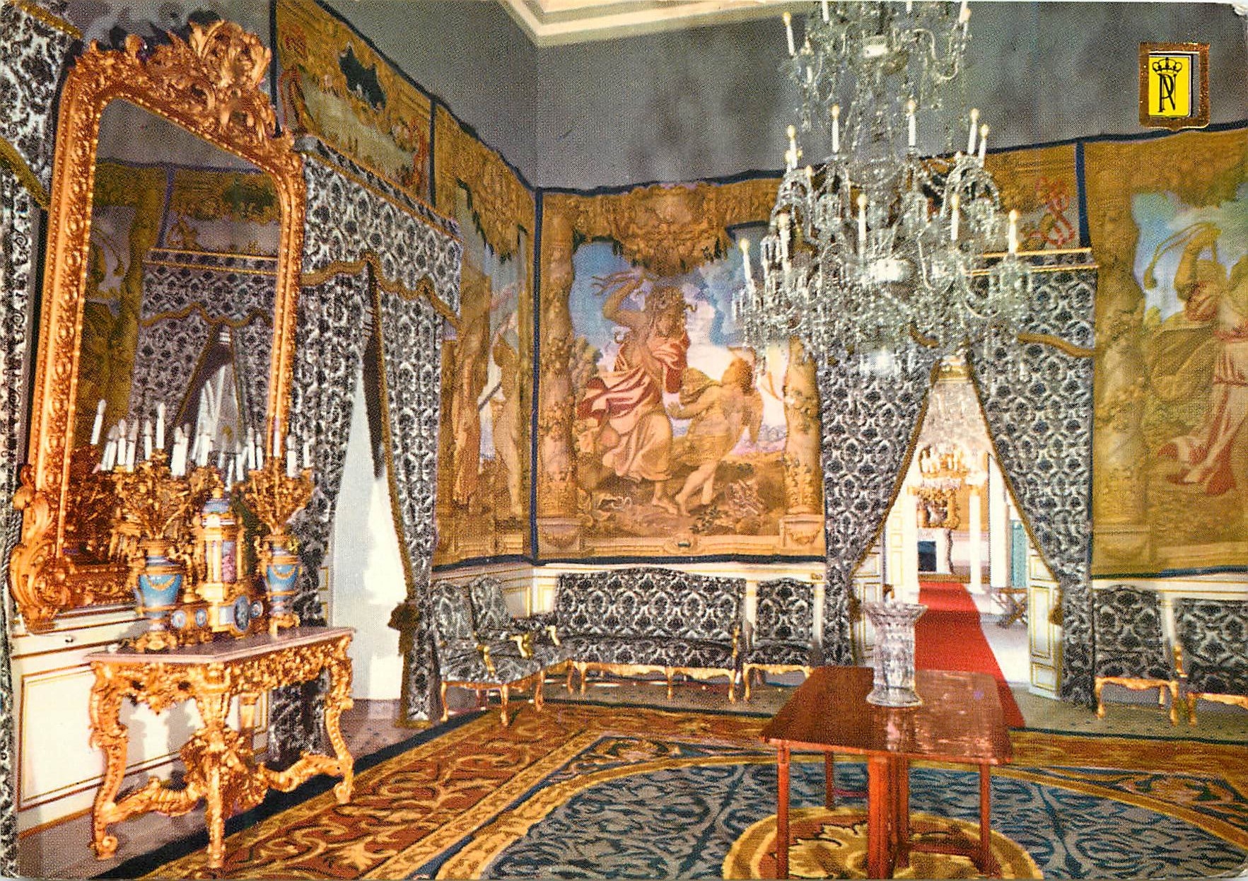 CPM Sevilla reales alcazares de Sevilla antichambre du palais tapisserie de juan de raes XVI s