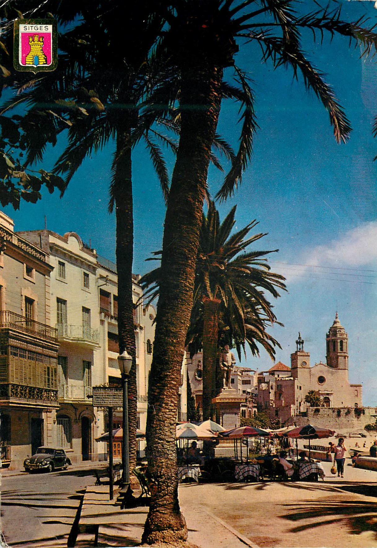 CPM Sitges (barcelona espana promenade and church