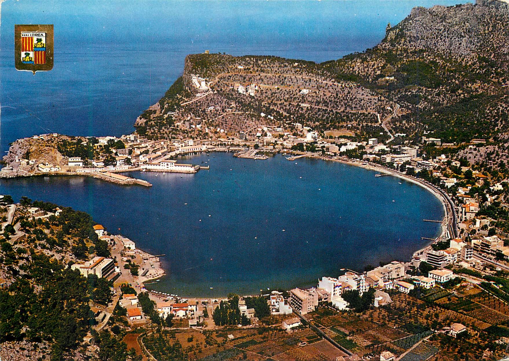 CPM Puerto de soller mallorca (baleares) vue aerienne