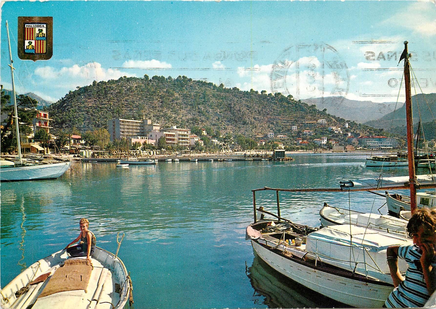 CPM Puerto de soller mallorca (baleares) vue partiel