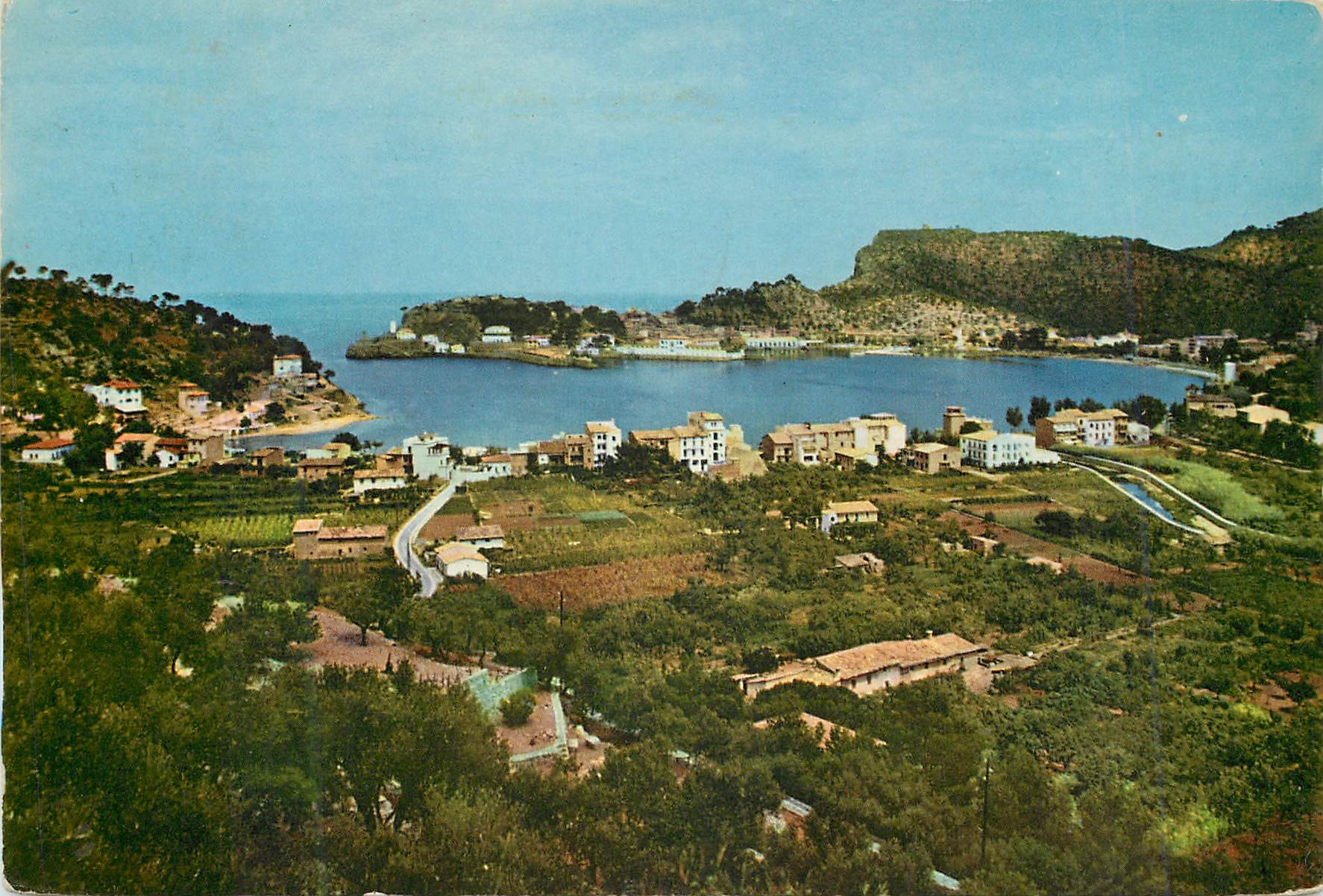 CPM Mallorca soller vue d'ensemble du port