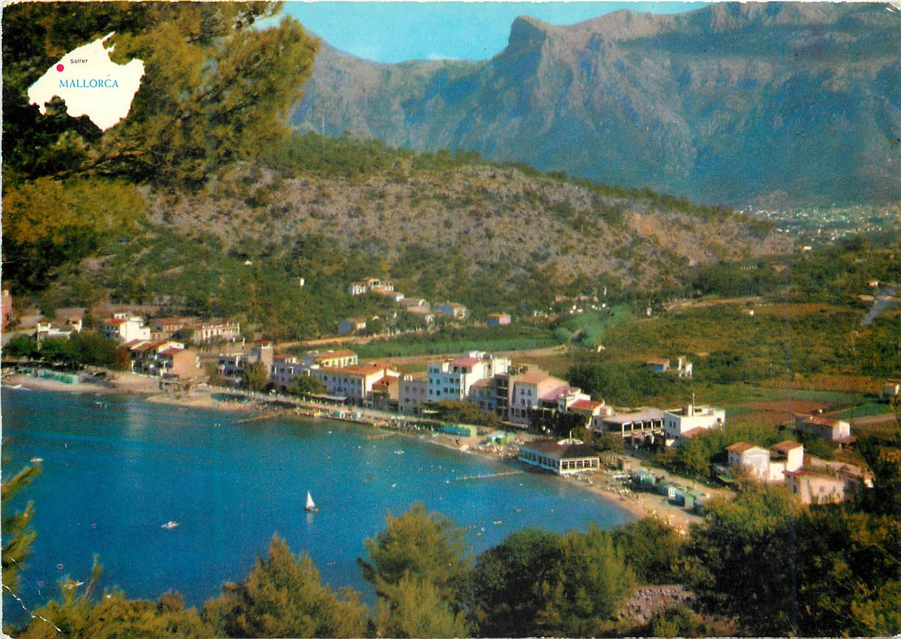 CPM Mallorca port de soller au fond soller