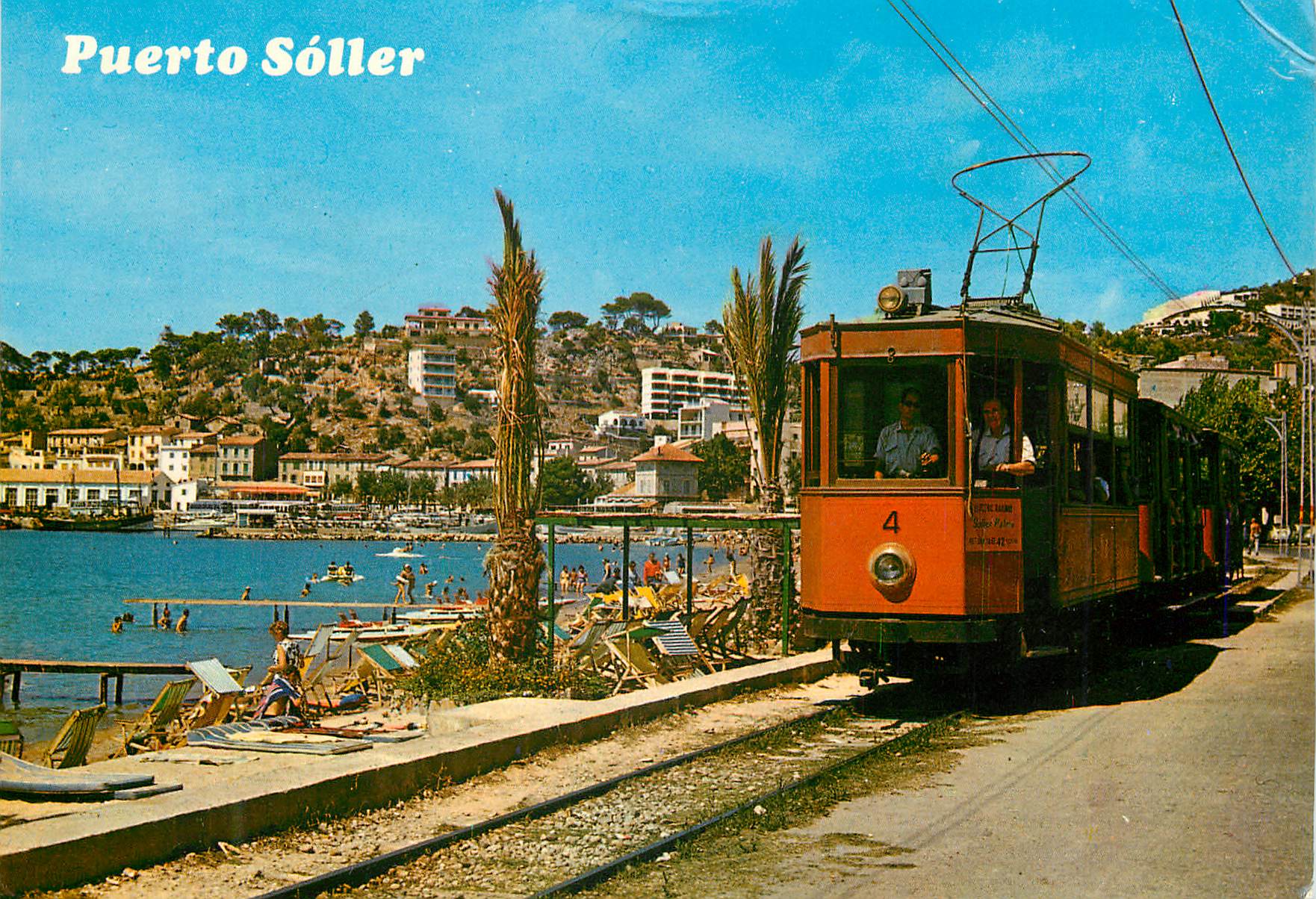 CPM Mallorca (baleares) espana soller del puerto Train Tramway
