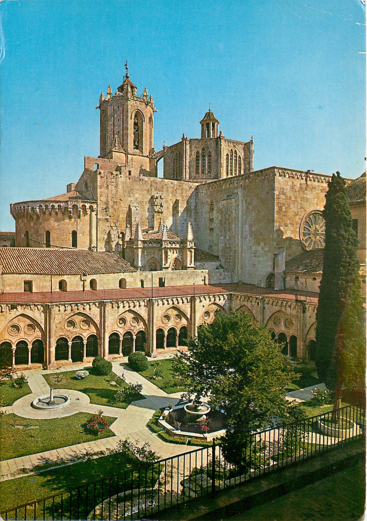 Cathédrale, Jardin du Cloître et Clocher — Costa Dorada, Tarragone — Photo color RAYMOND