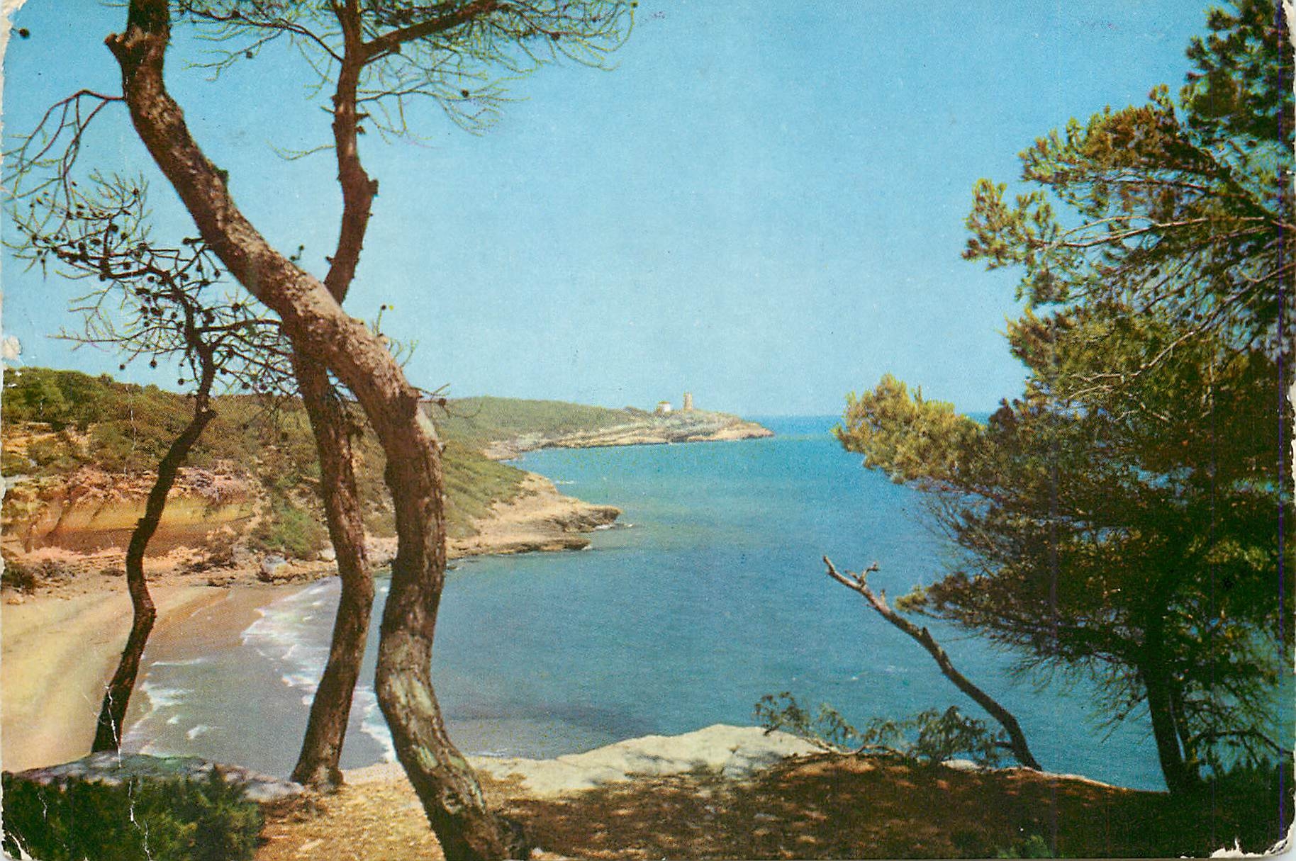 Vue de la côte de Tarragone — Tour de la Mora — Éditeur RAYMOND, n°18