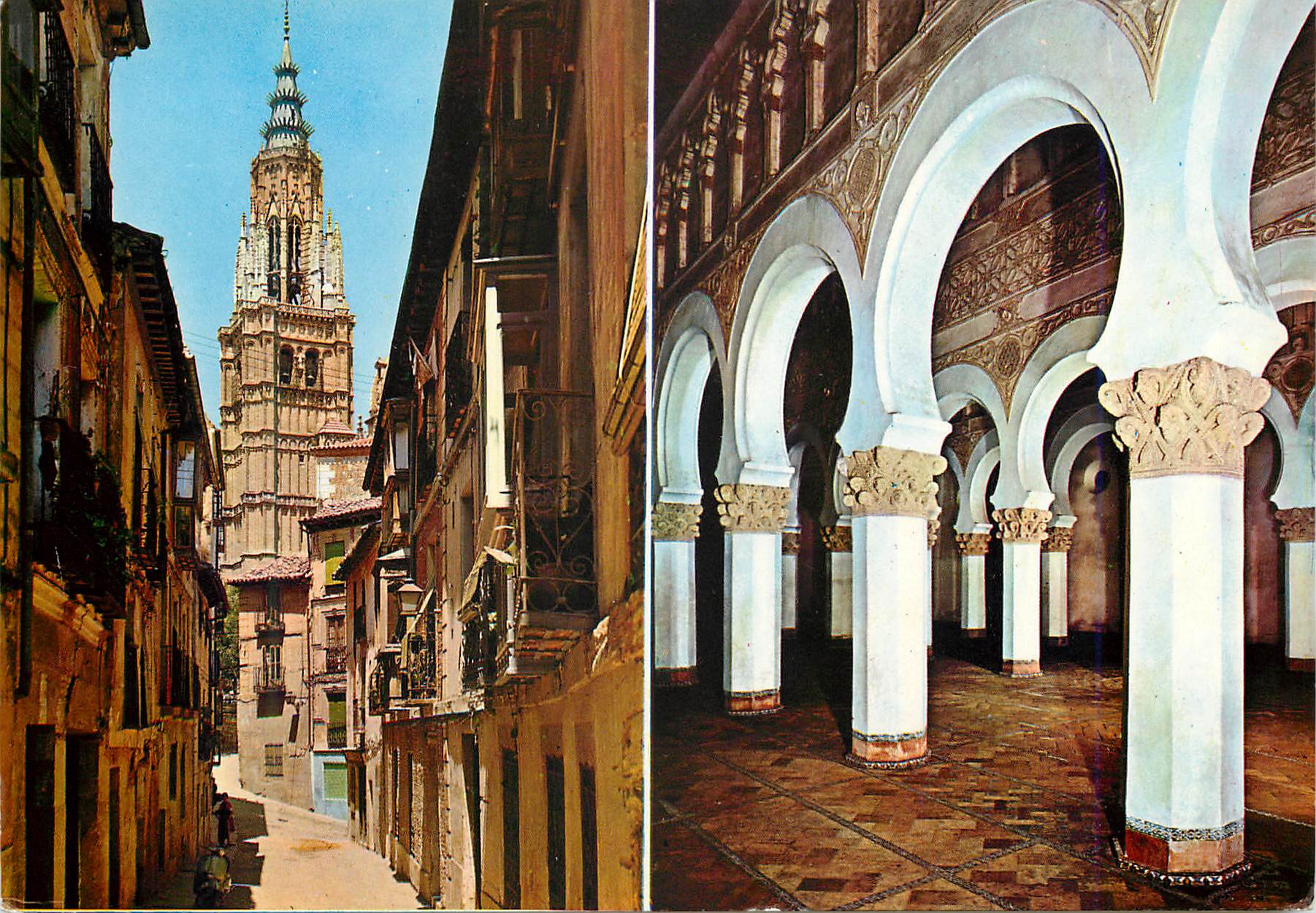 CPM Toledo Rue de Santa Isabel et Santa Maria la Blanche