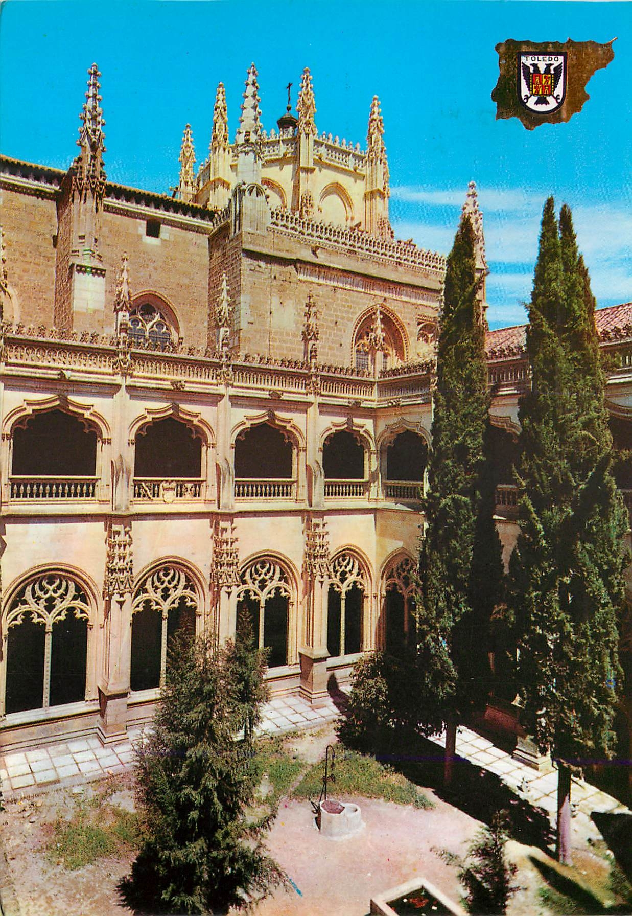 CPM Toledo La cour de St Jean des Rois