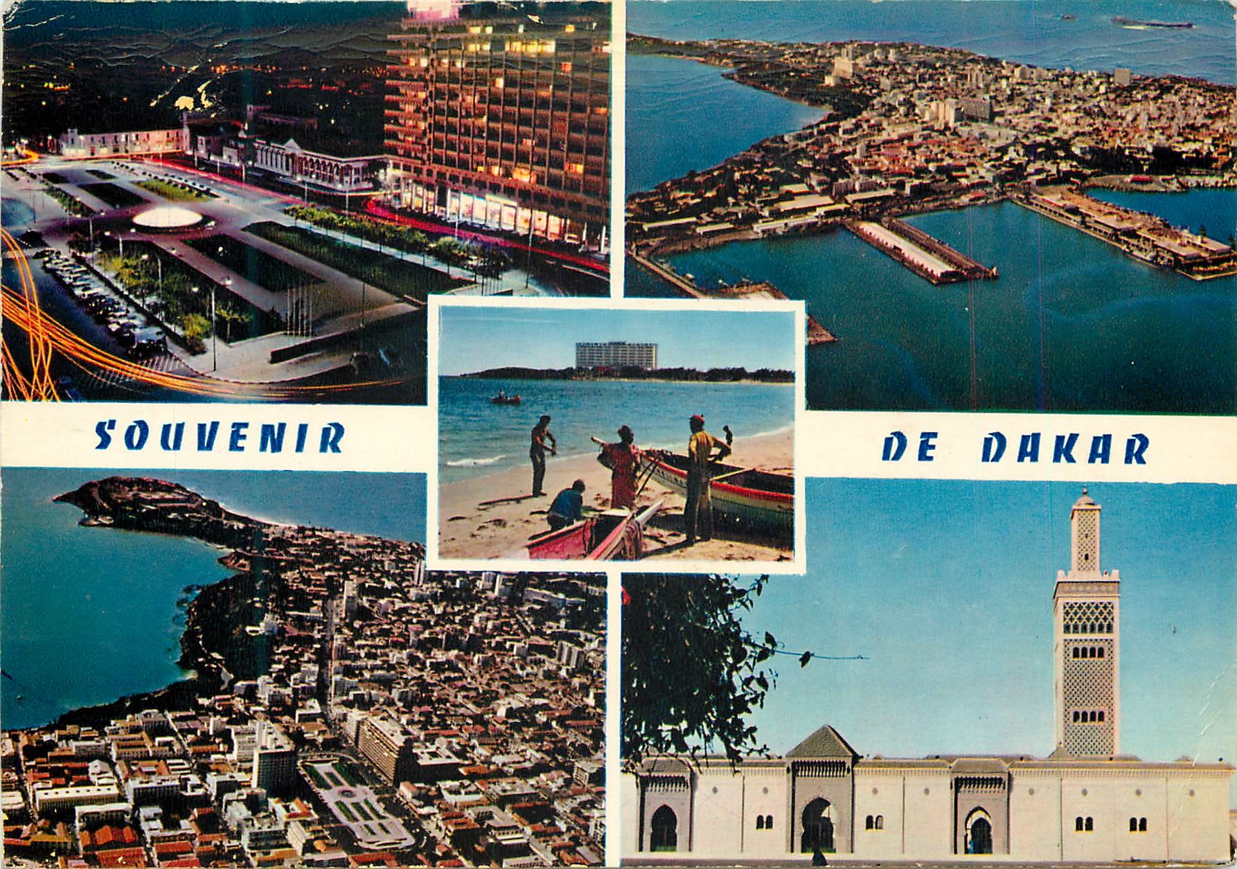 CPM Senegal Dakar Vue aerienne