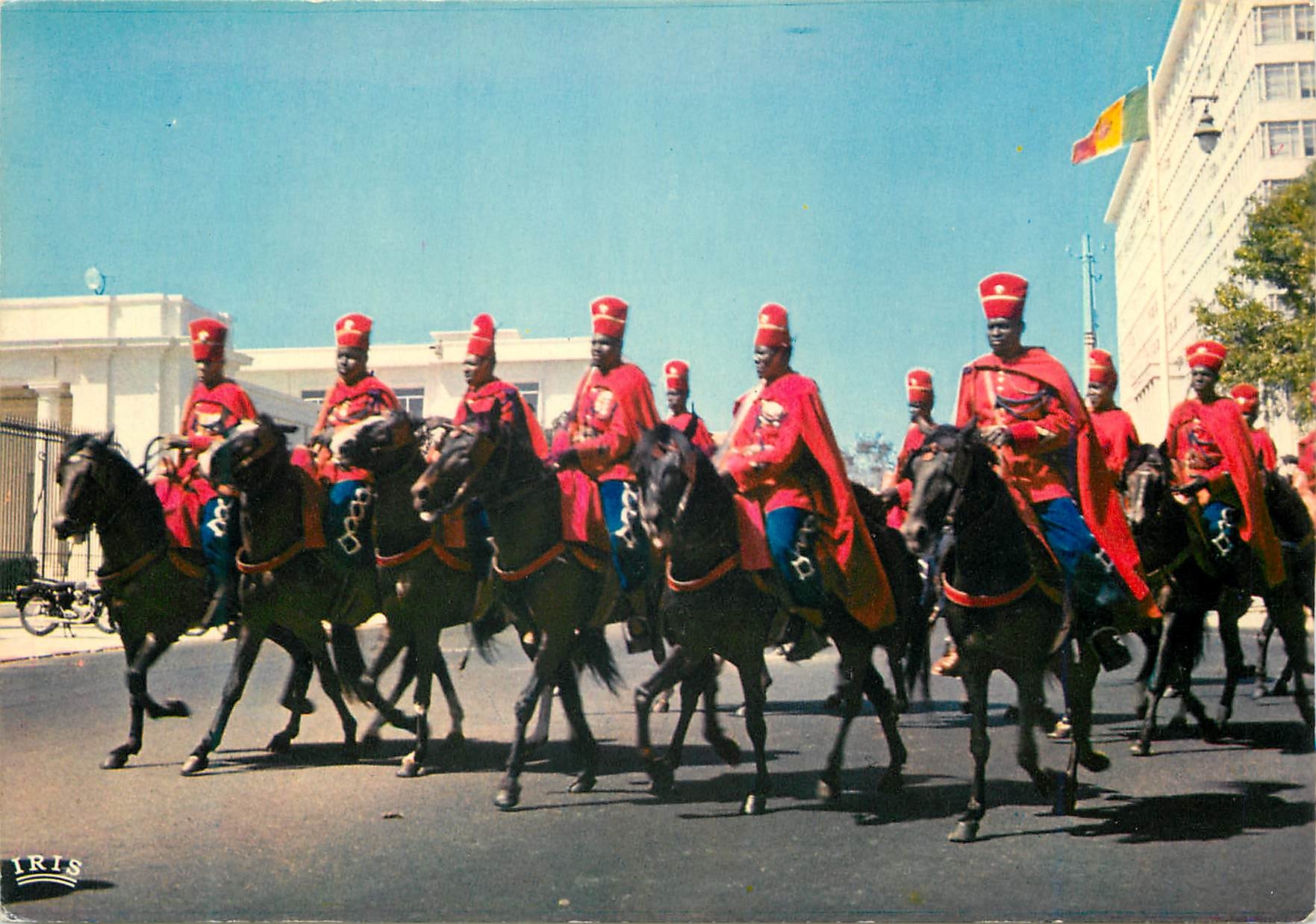 CPM Senegal Dakar La Garde Rouge Militaria