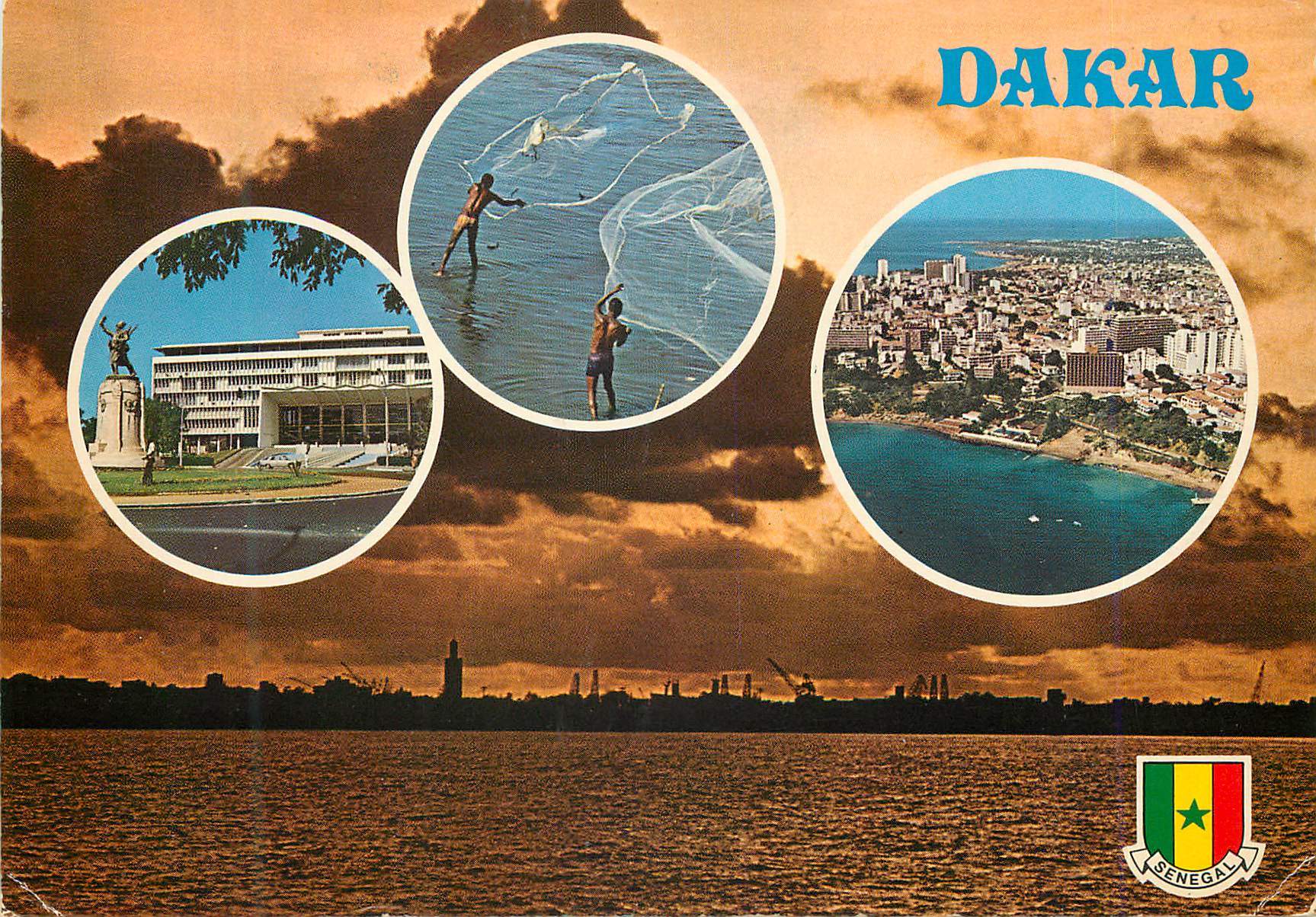 CPM Senegal Dakar Vues de Dakar