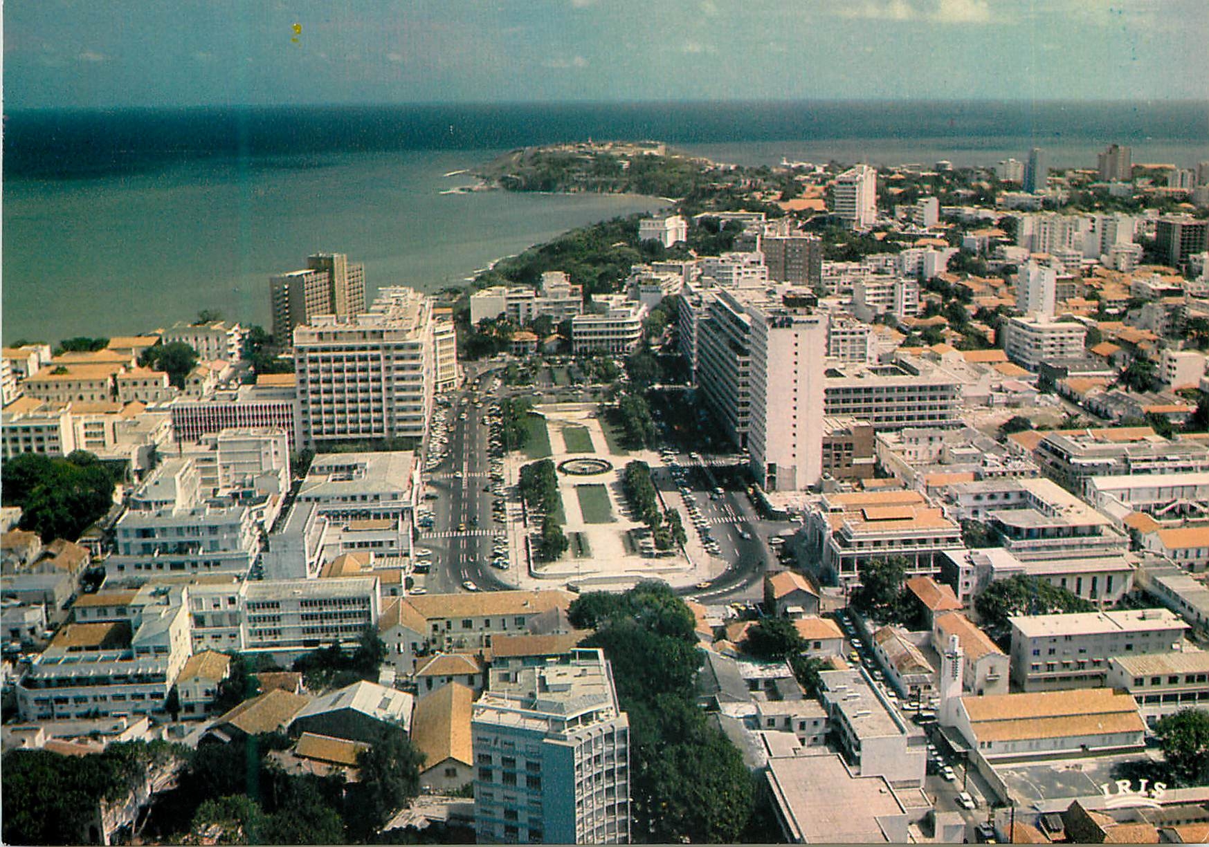 CPM Senegal Dakar Vue aerienne