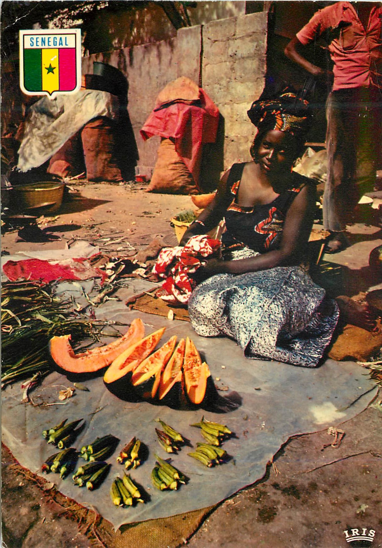 CPM Senegal Dakar Scene de marche