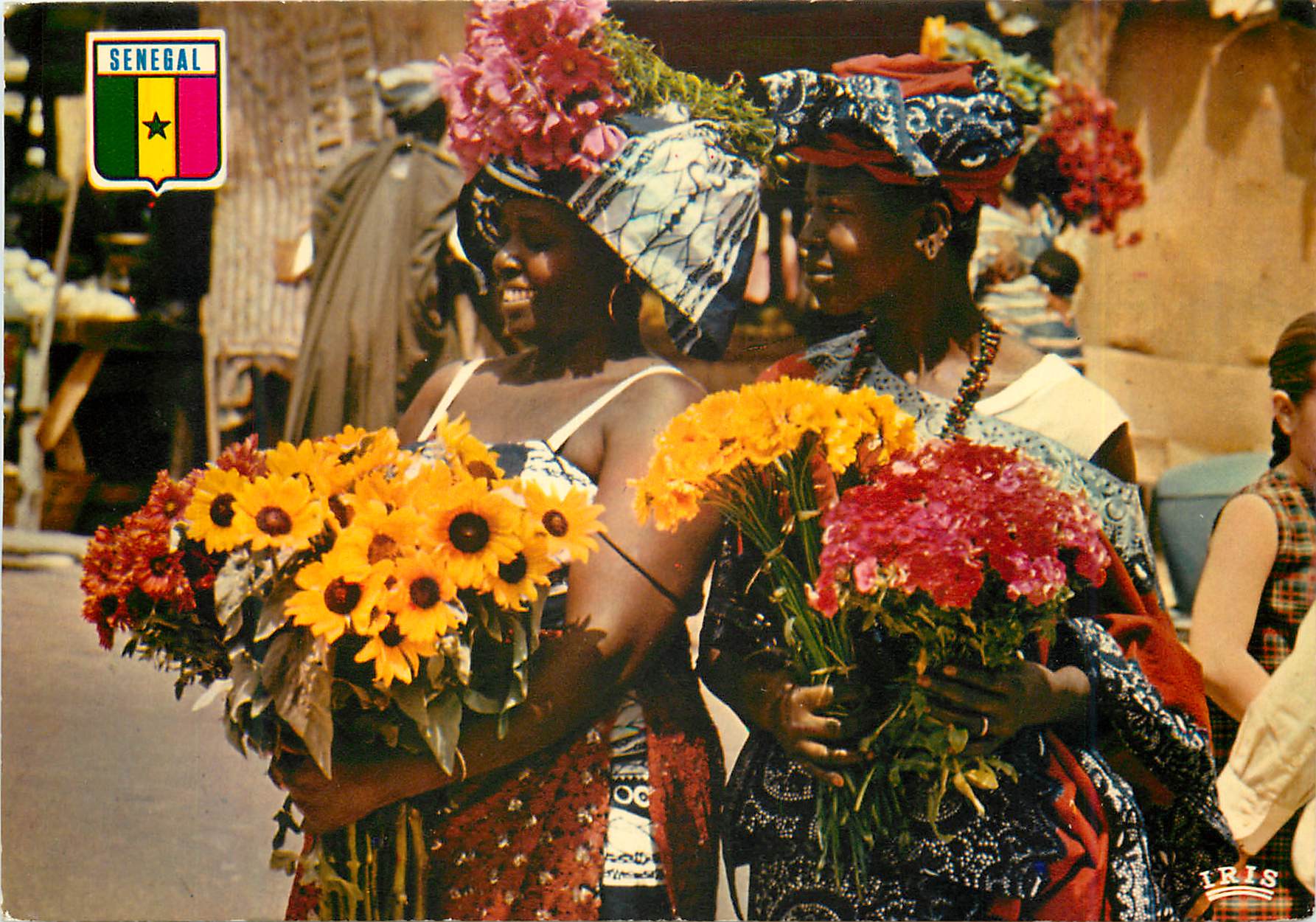 CPM Senegal Vendeuses de fleurs