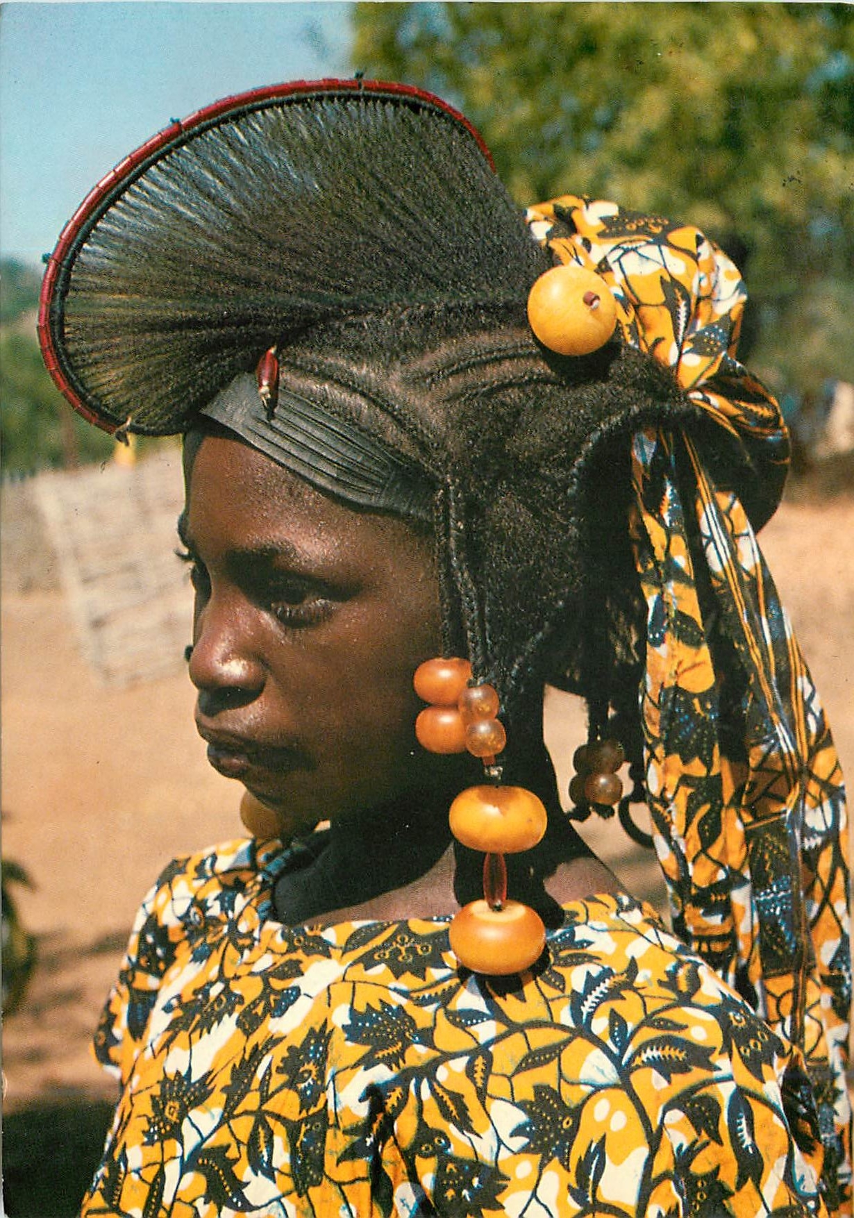 CPM Senegal Jeune fille Peulh du Senegal Oriental