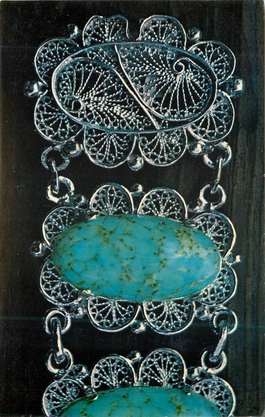 CPM Senegal Bracelet en argent et turquoises