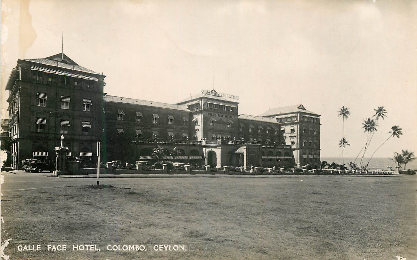 Galle Face Hotel, Colombo, Ceylon — Verlag Plâté, Ltd. n°4