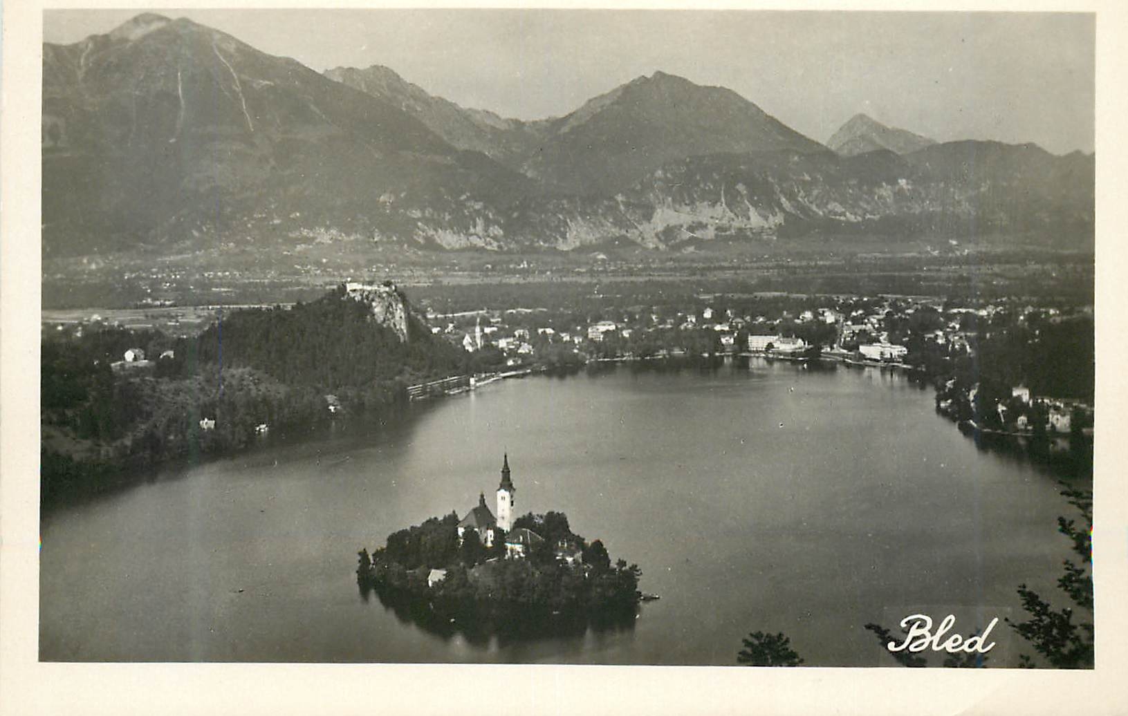 Bled — See und Insel mit Kirche — Verleger unbekannt