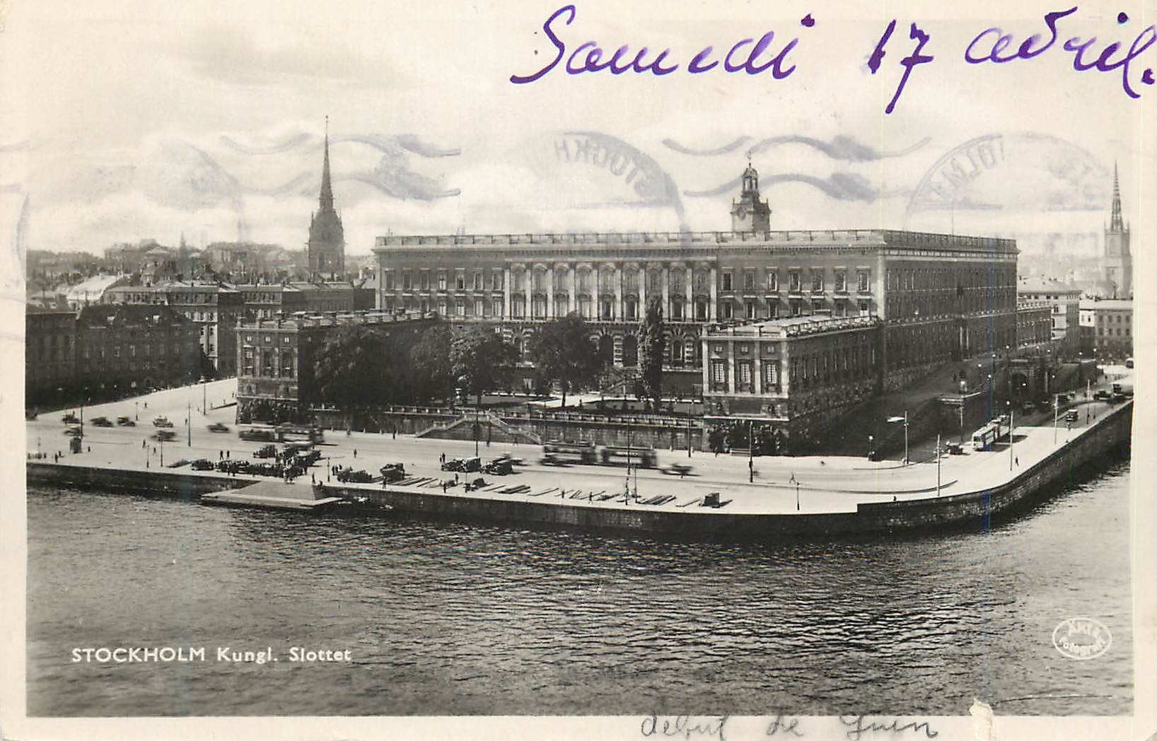 CPA Stockholm Kungl Slottet