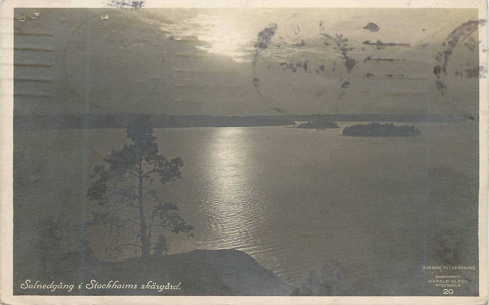 CPM Solnedgang i Stockholm Skargard